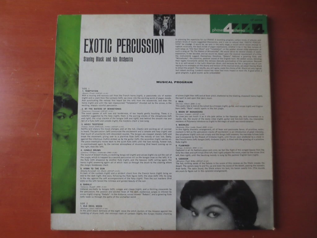 Stanley Black – Exotic Percussion (1961) Vinyl LP