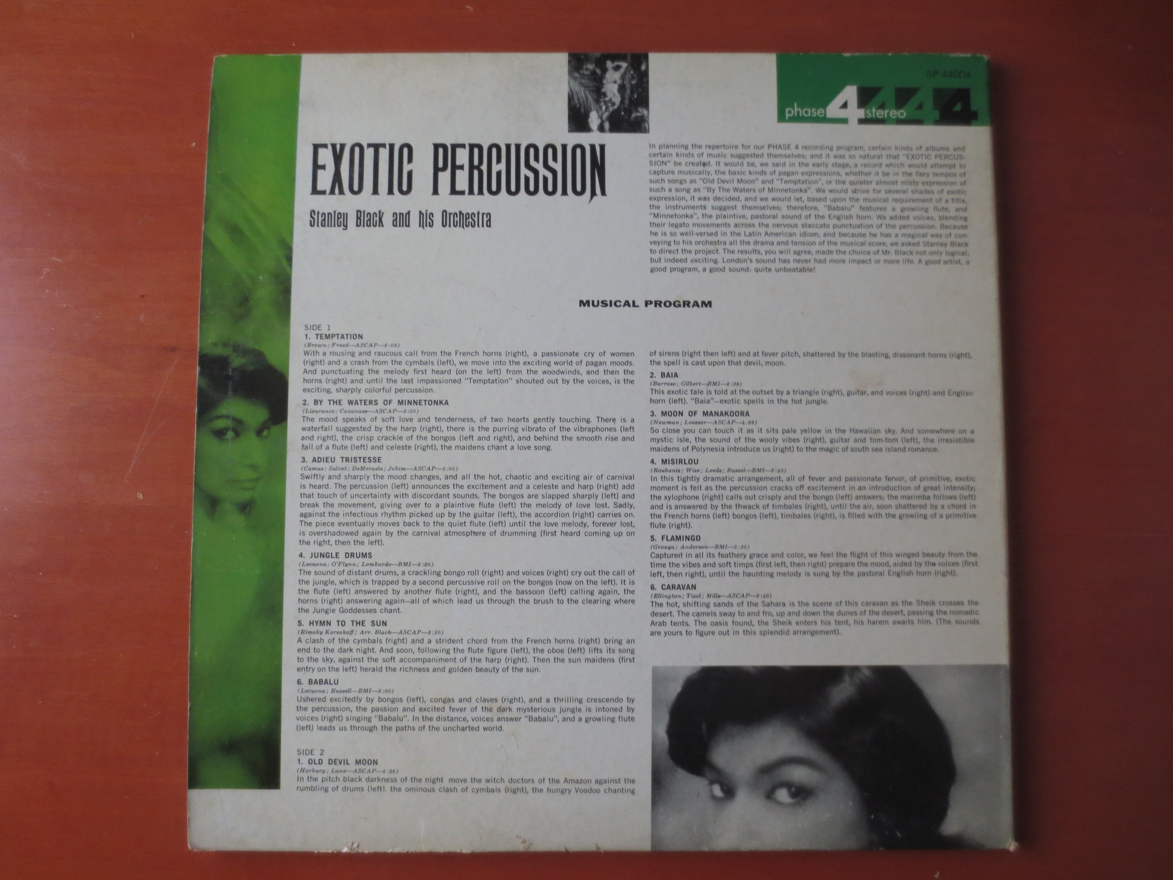Stanley Black – Exotic Percussion (1961) Vinyl LP