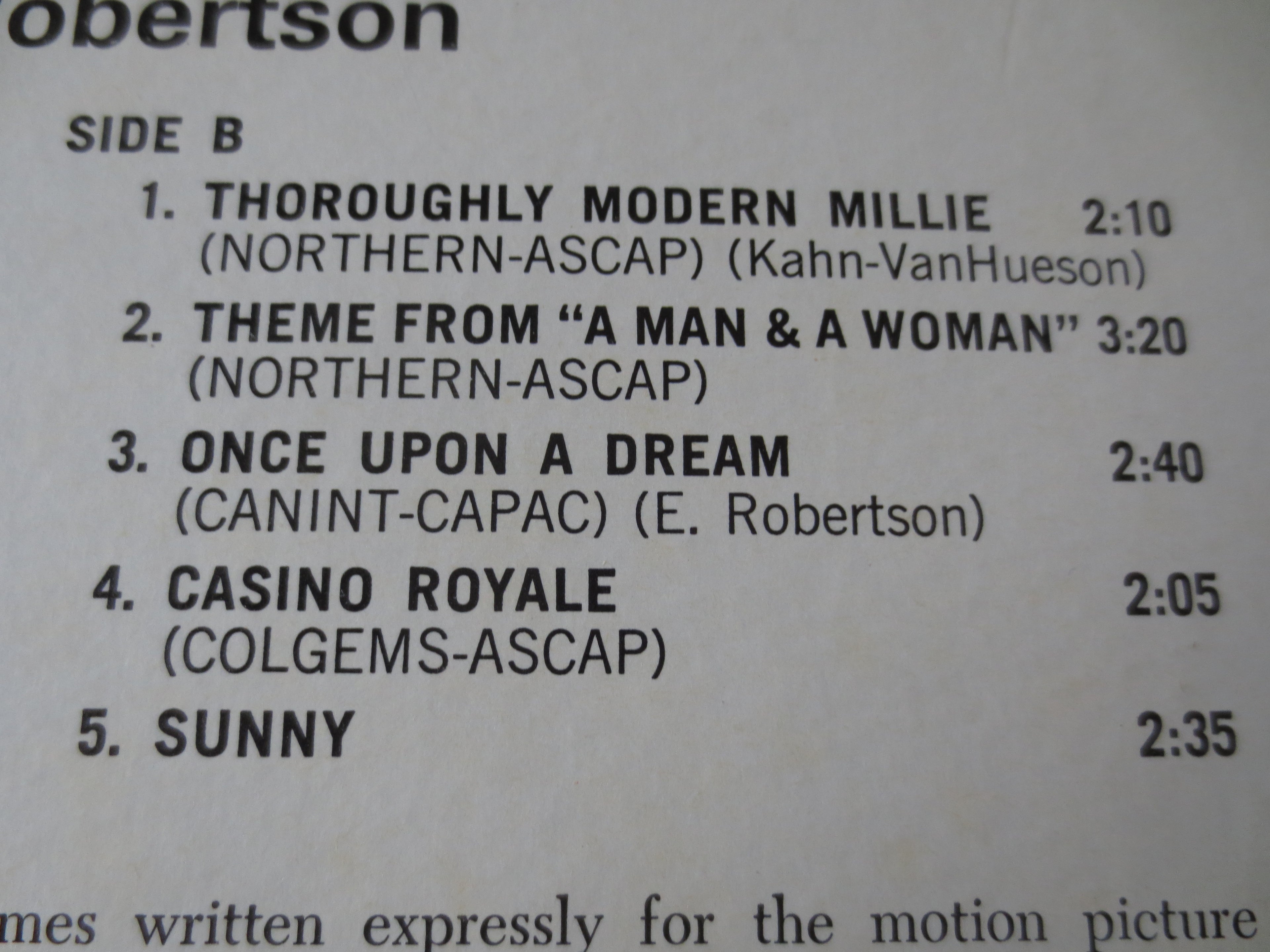 Eric Robertson – Born Free (1967) [Vinyl LP]