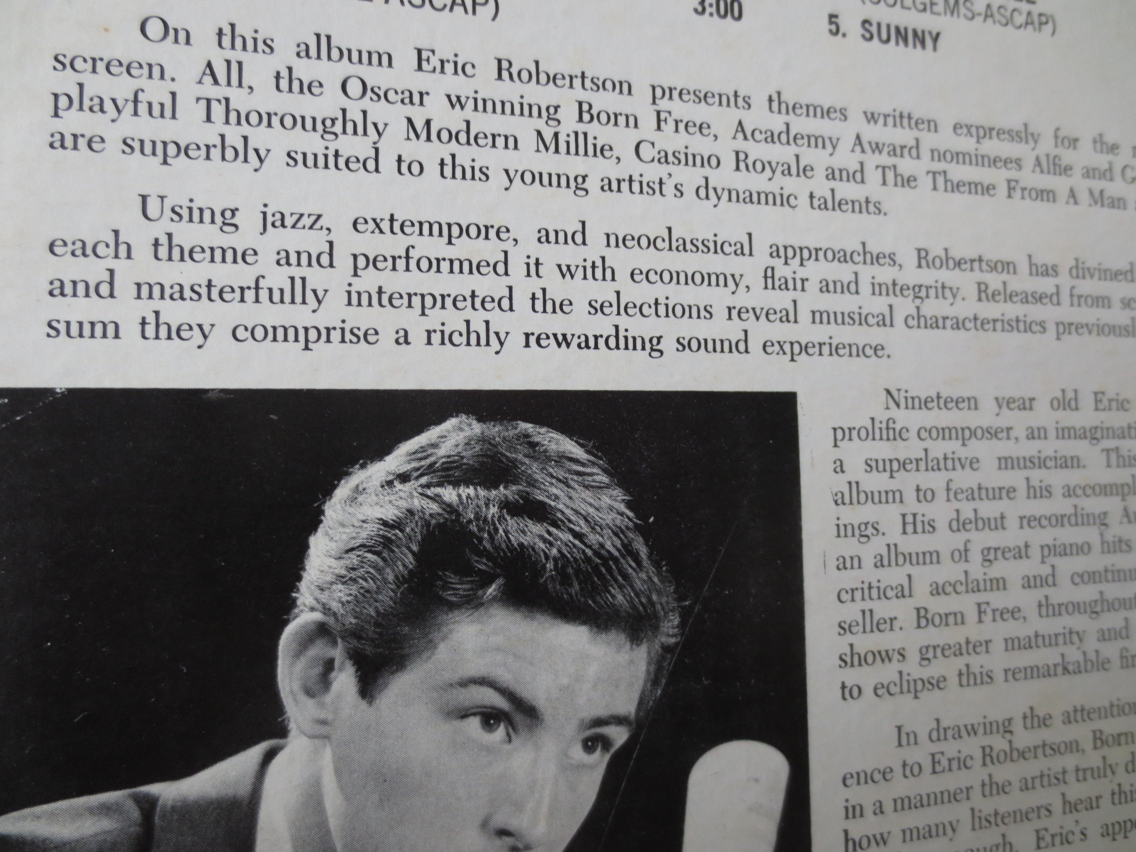 Eric Robertson – Born Free (1967) [Vinyl LP]