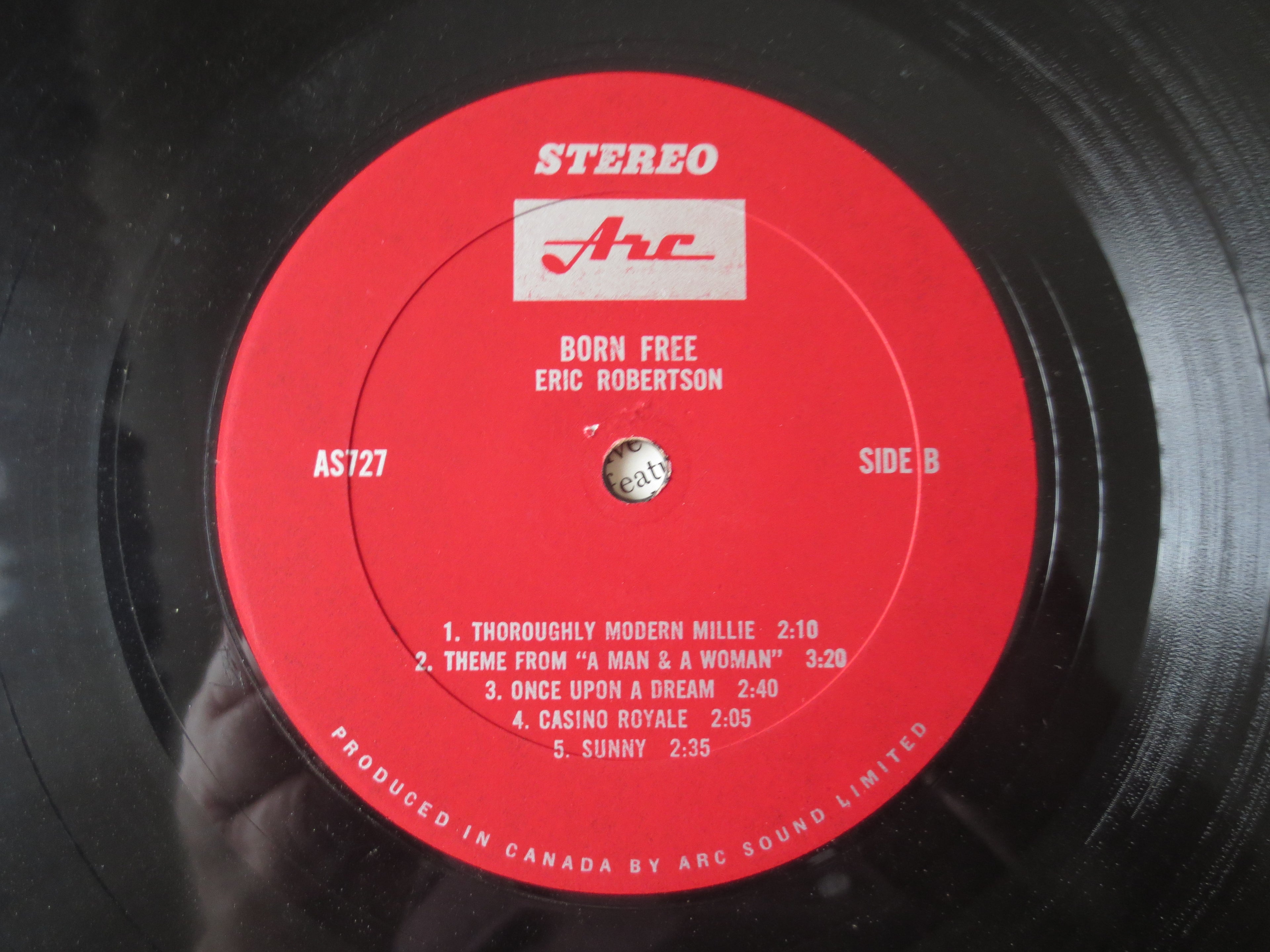 Eric Robertson – Born Free (1967) [Vinyl LP]