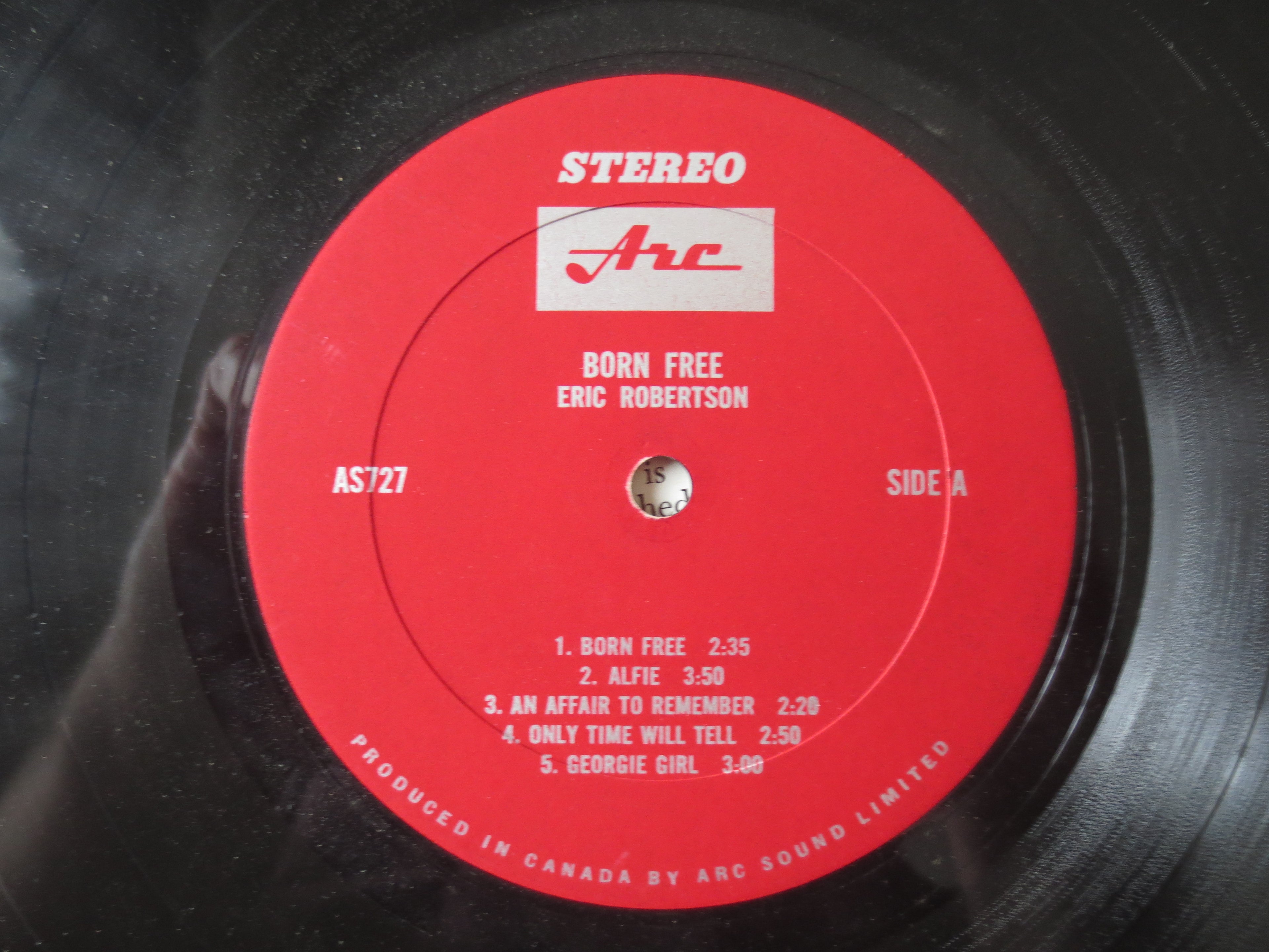 Eric Robertson – Born Free (1967) [Vinyl LP]