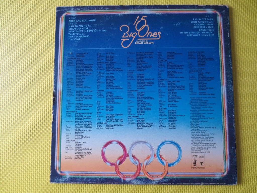 The Beach Boys – 15 Big Ones (1976) Vinyl LP