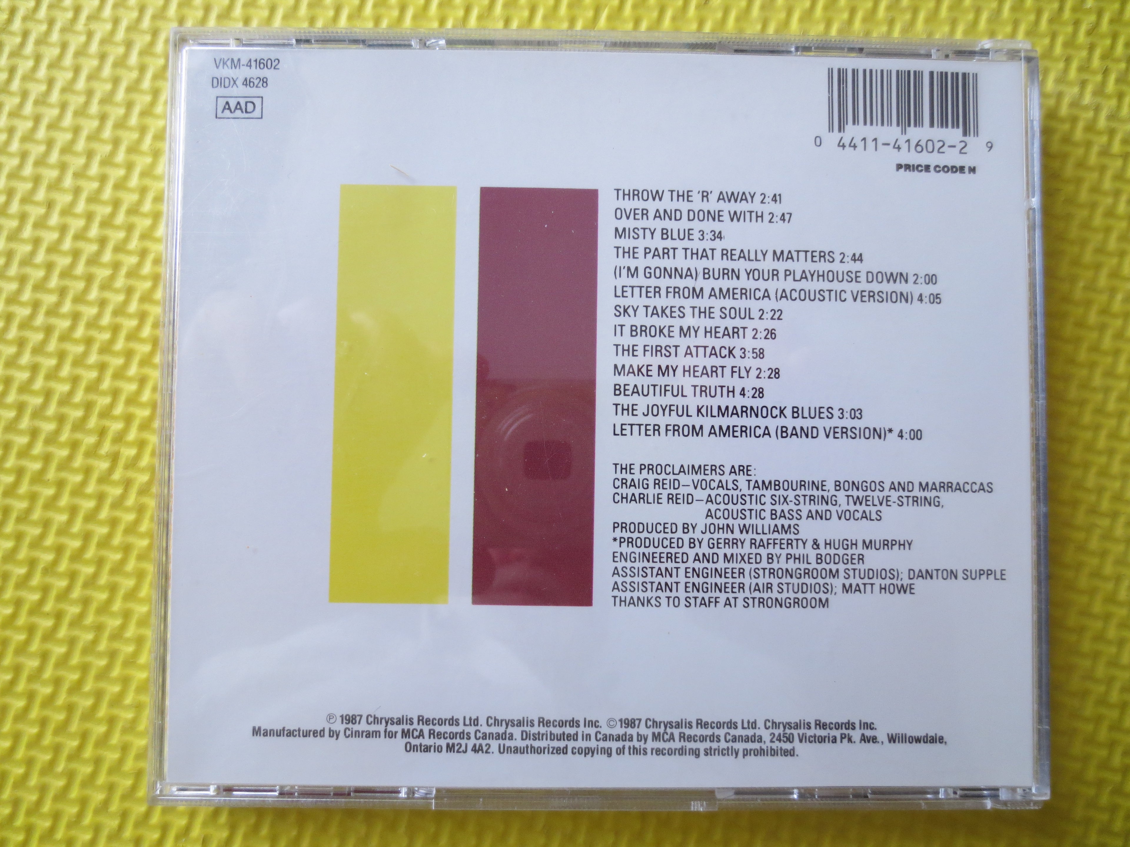 The Proclaimers – This Is the Story (1987) CD