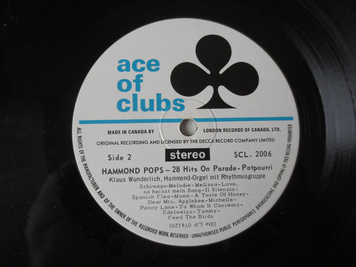 Hammond Pops Orchestra – Hammond Pops (1967) Vinyl LP