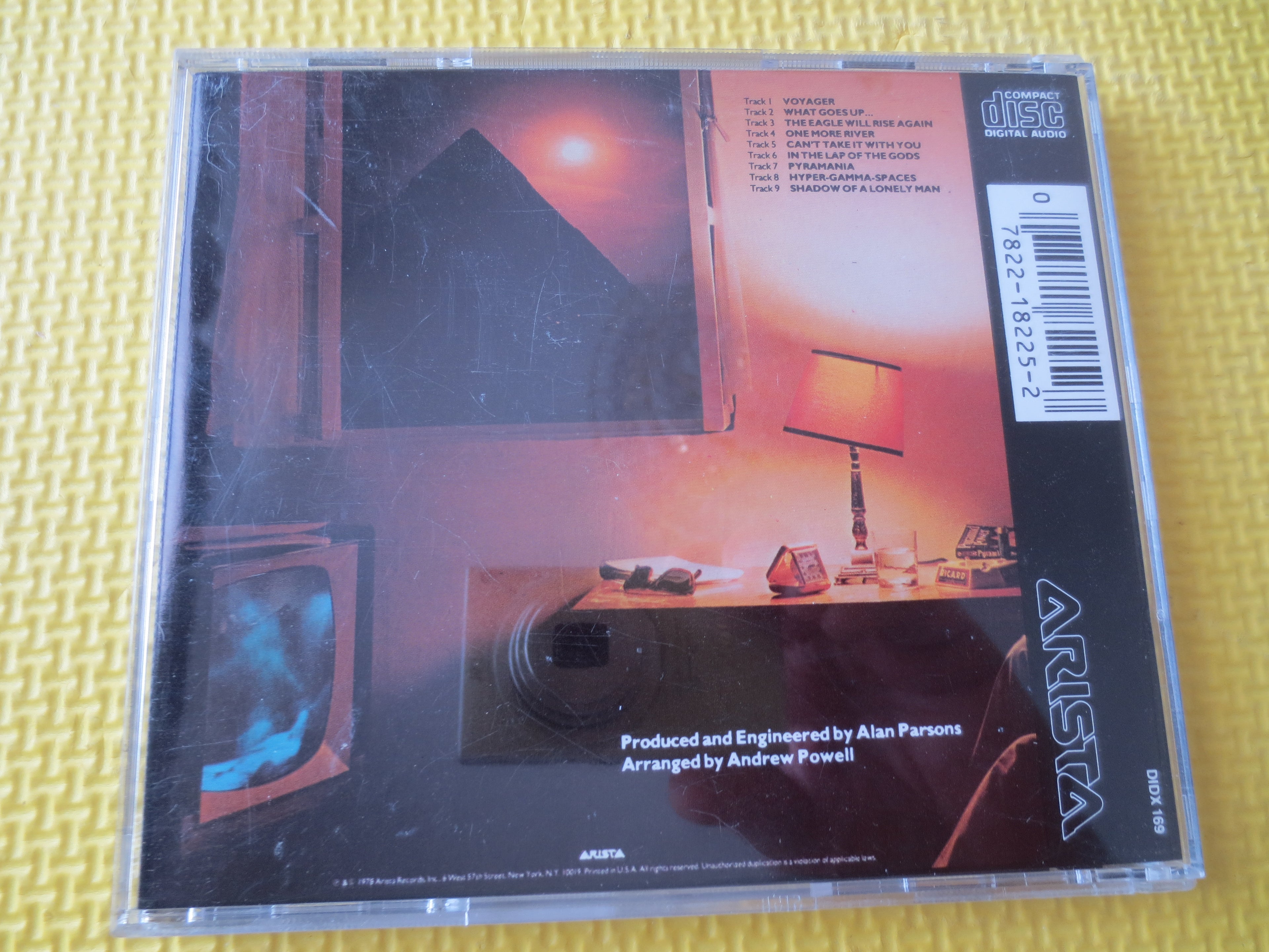 The Alan Parsons Project – Pyramid (1986) CD