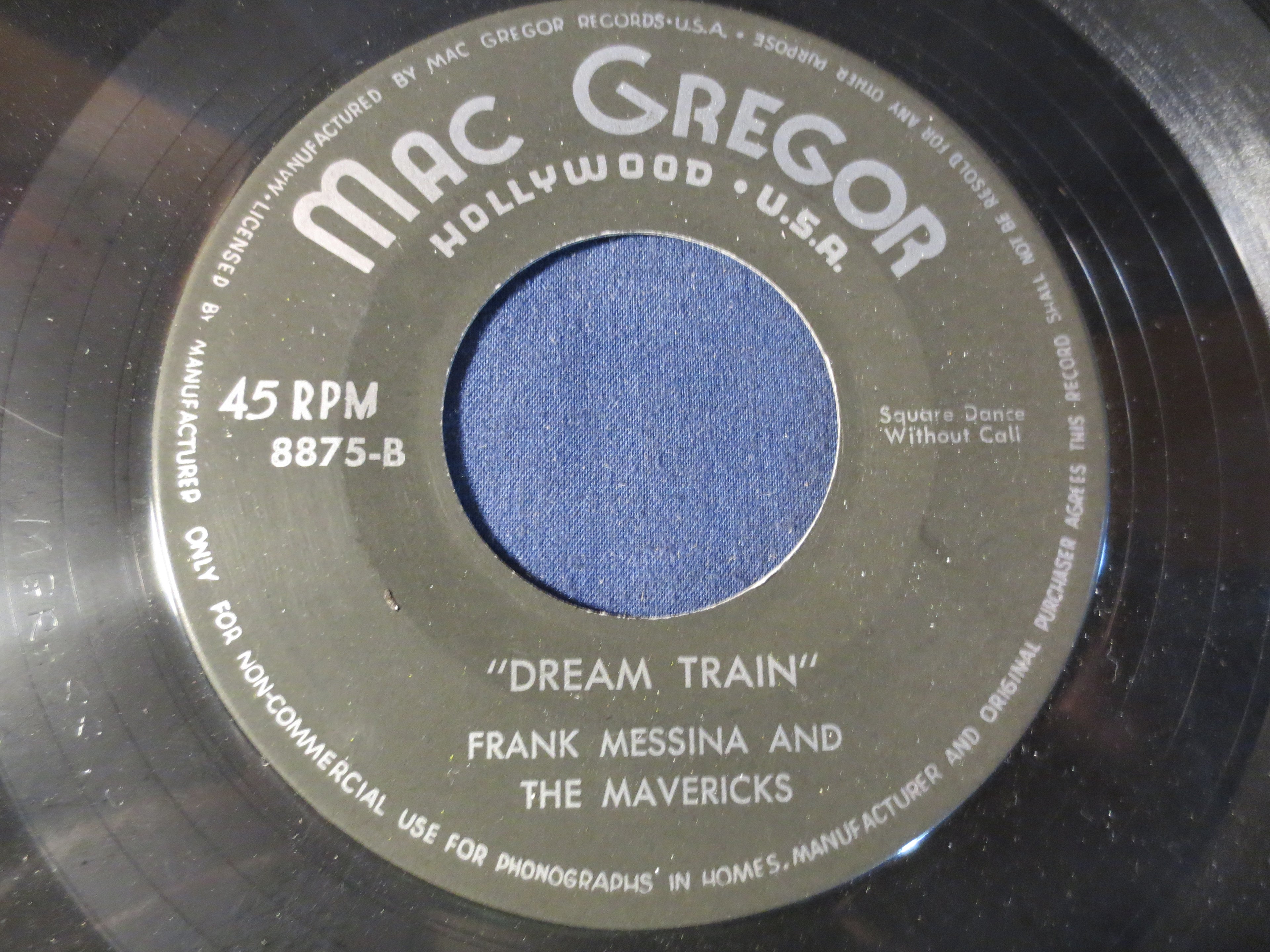 Frank Messina & the Mavericks – Dream Train (45 RPM Vinyl)
