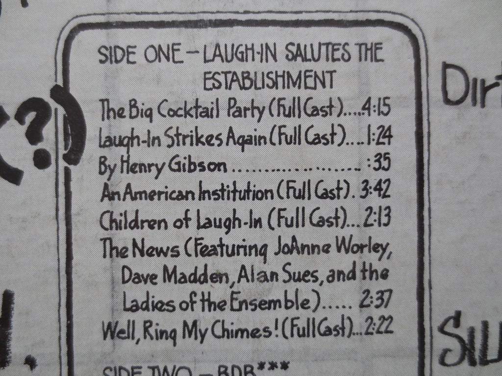 Laugh-In ’69 (1969) Vinyl LP