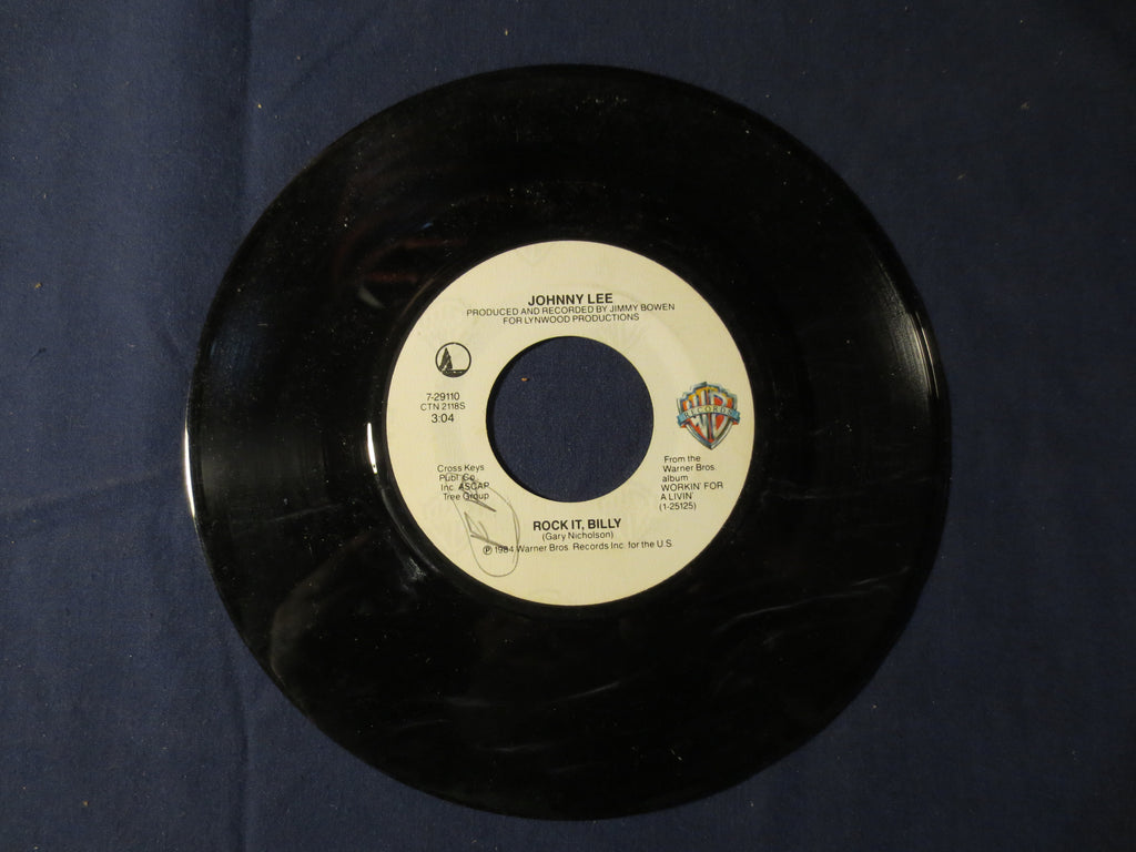 Johnny Lee – Rock It Billy (1984) 45 RPM Single