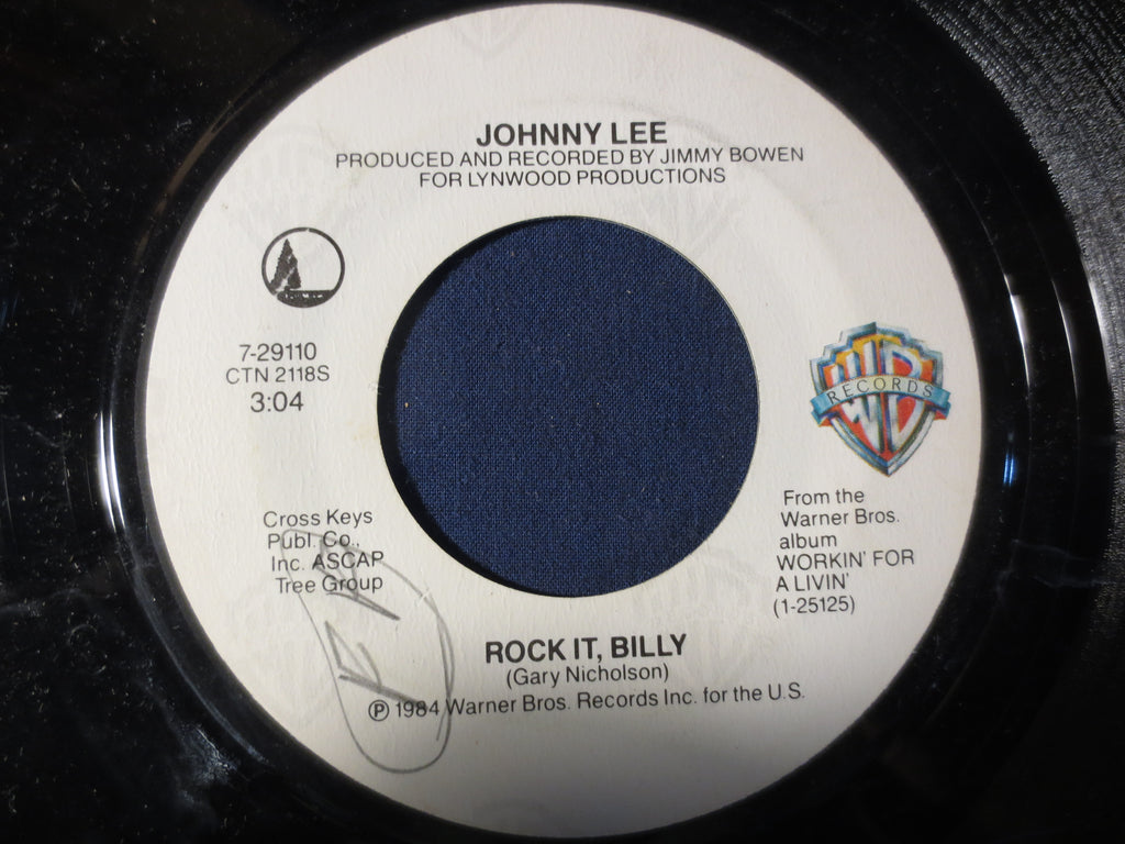 Johnny Lee – Rock It Billy (1984) 45 RPM Single