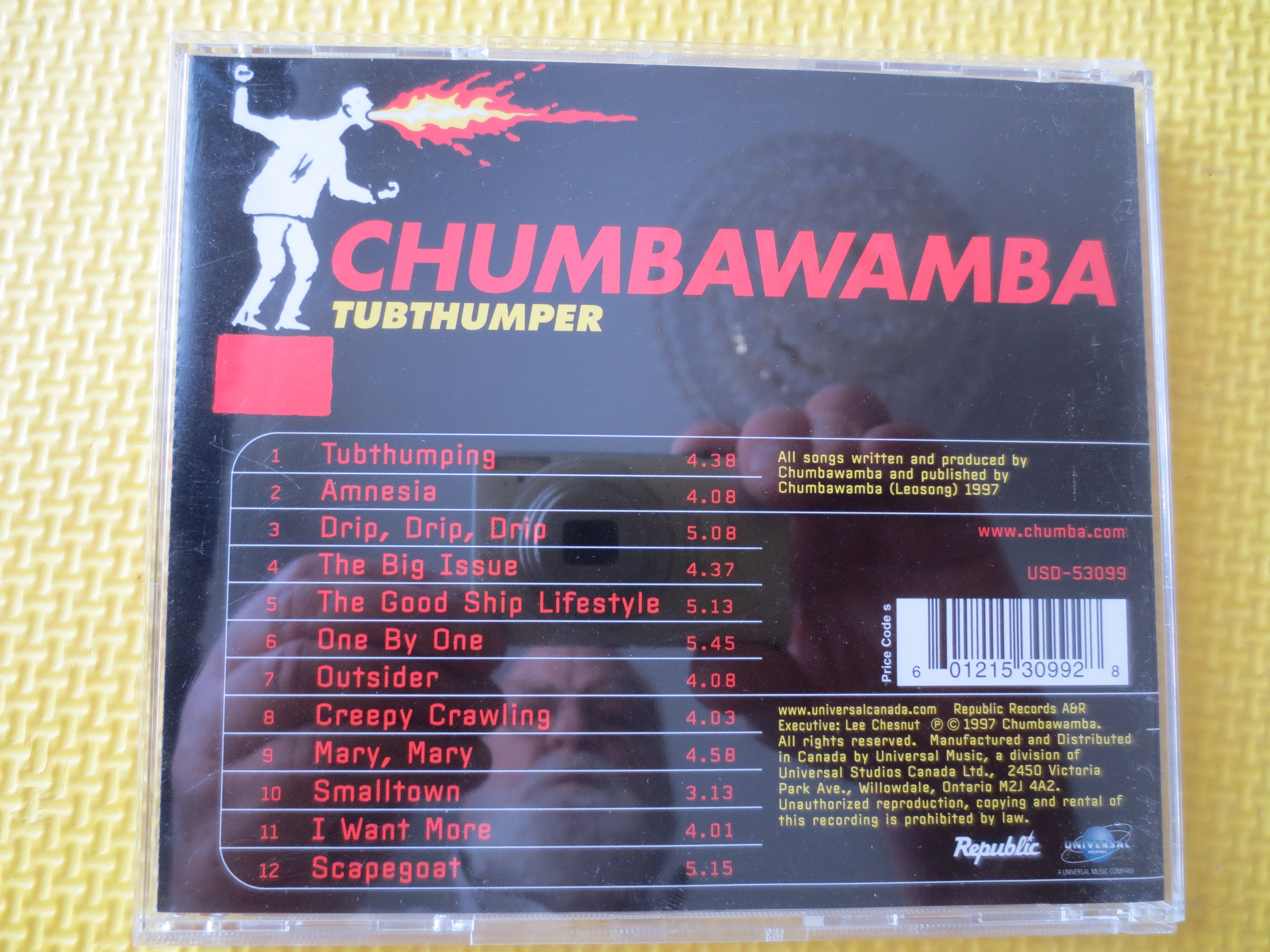 Chumbawamba – Tubthumper (1997) CD