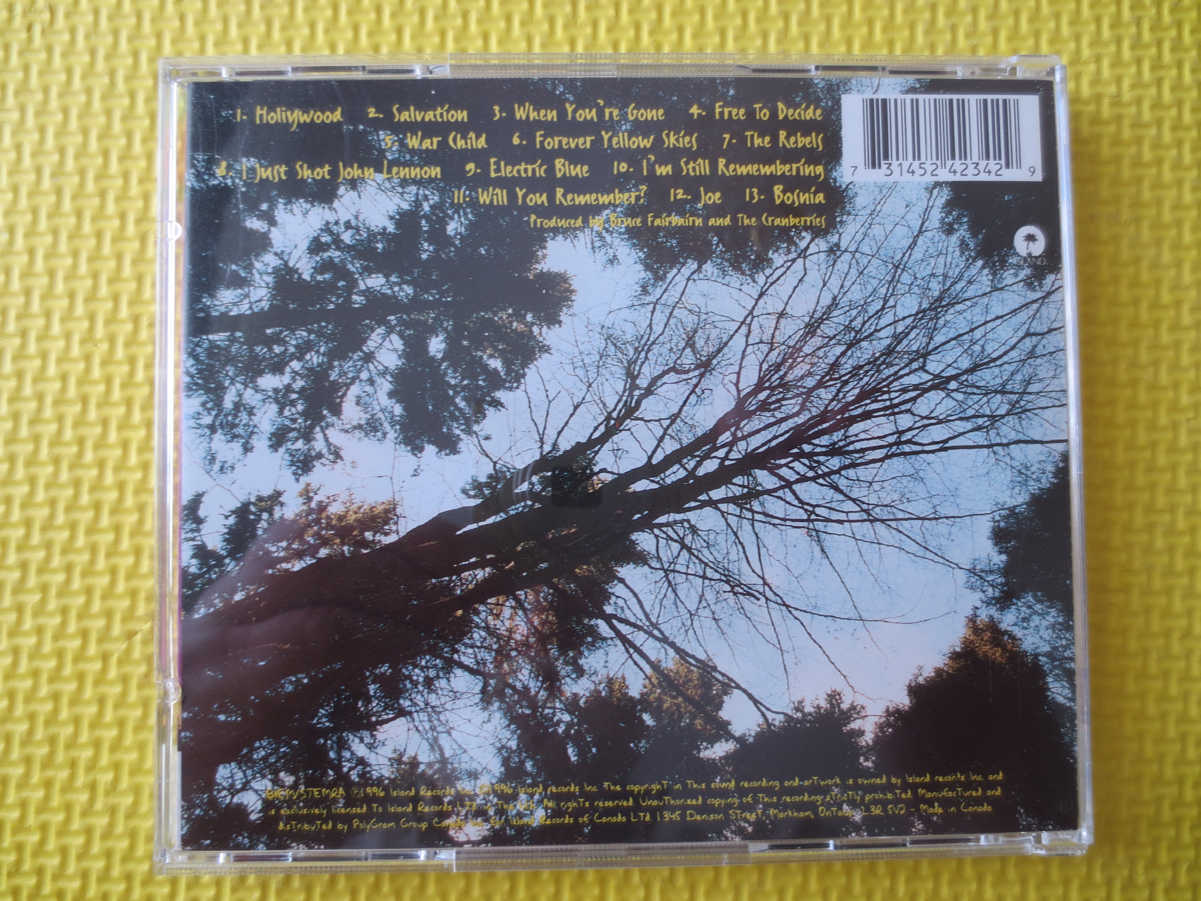 The Cranberries – To the Faithful Departed (1996) CD