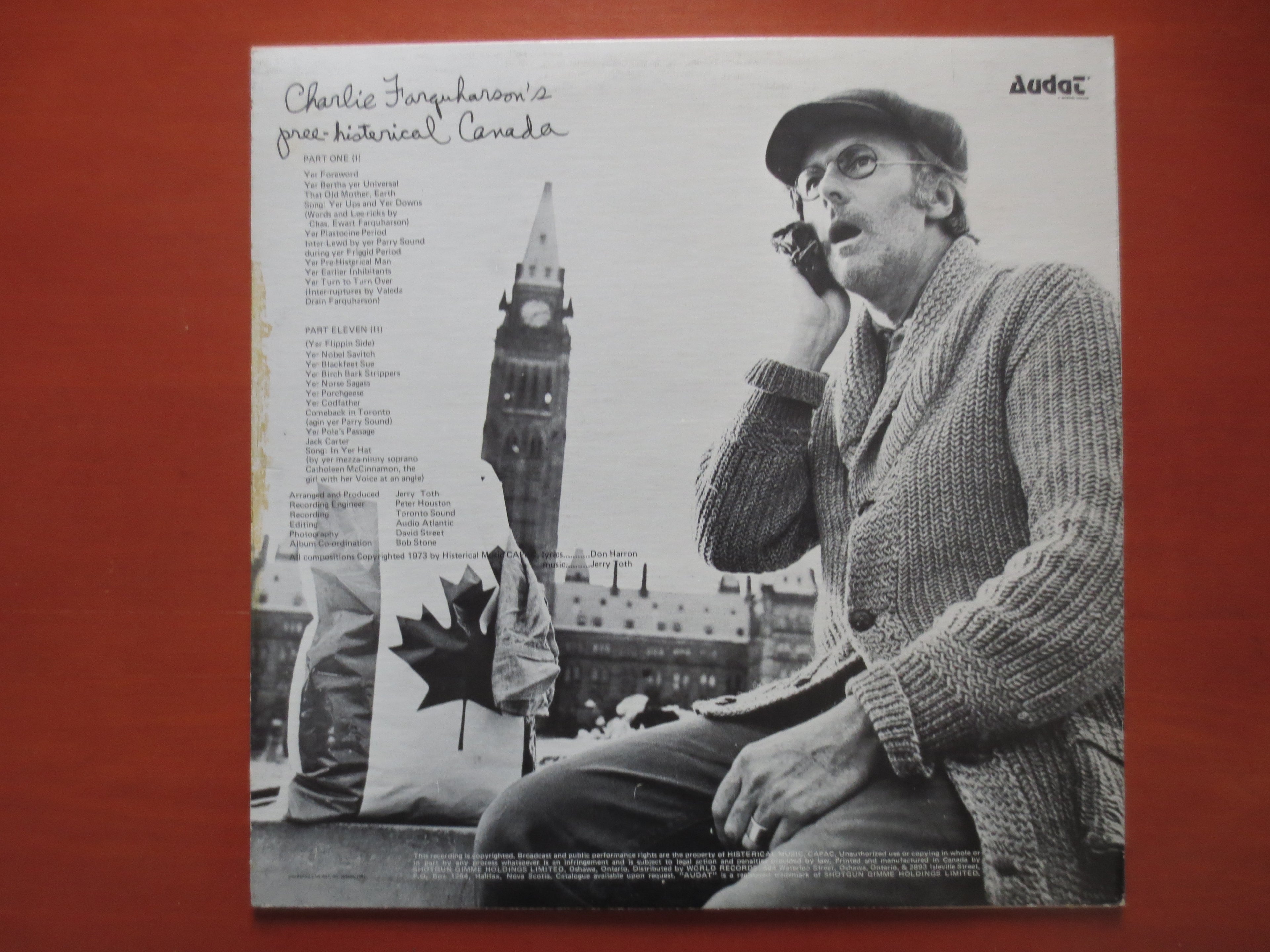 Charlie Farquharson – Pree-Histerical Canada (1973) Vinyl LP