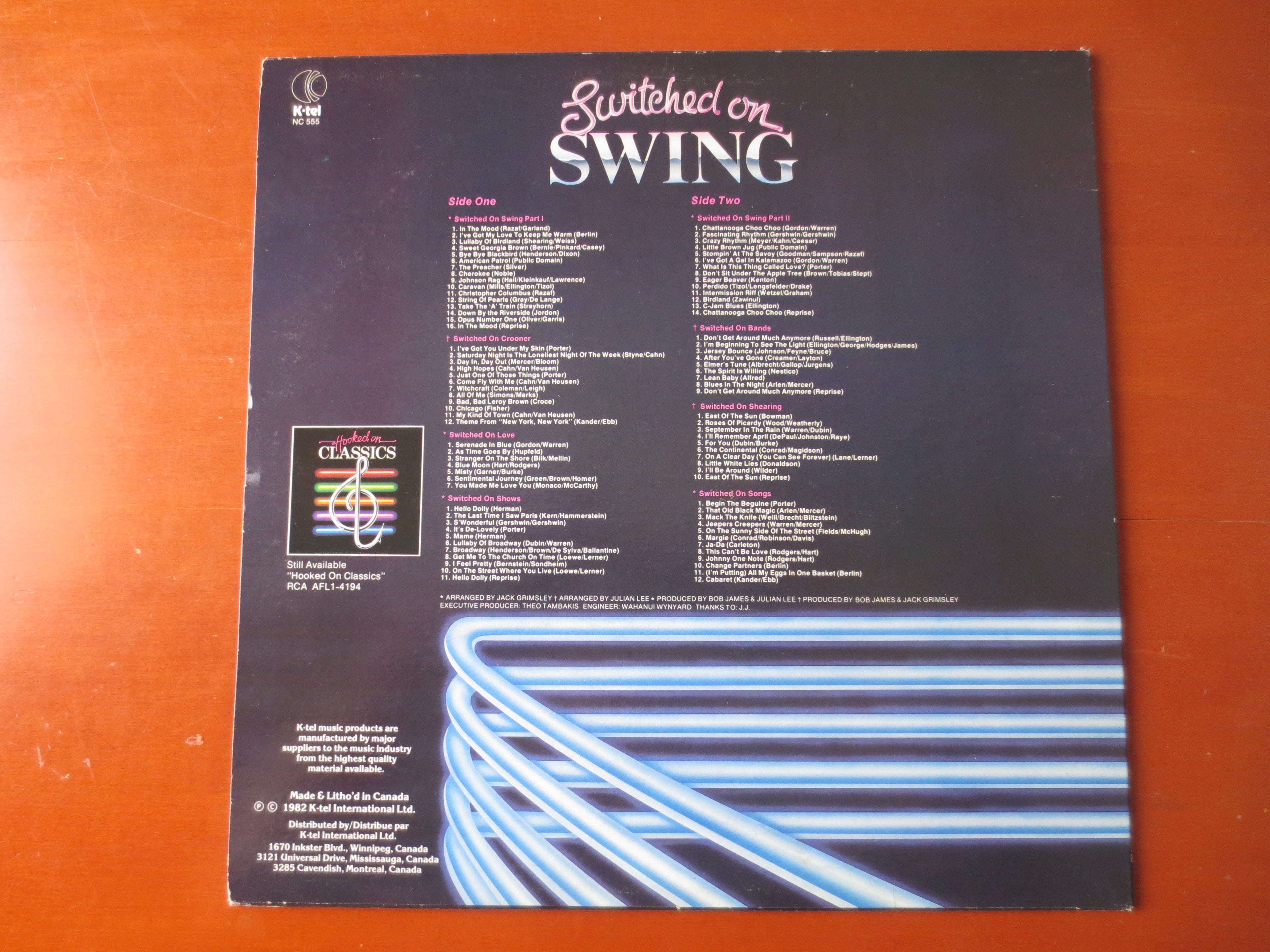 Kings of Swing Orchestra – Switched on Swing (1982) Vinyl LP