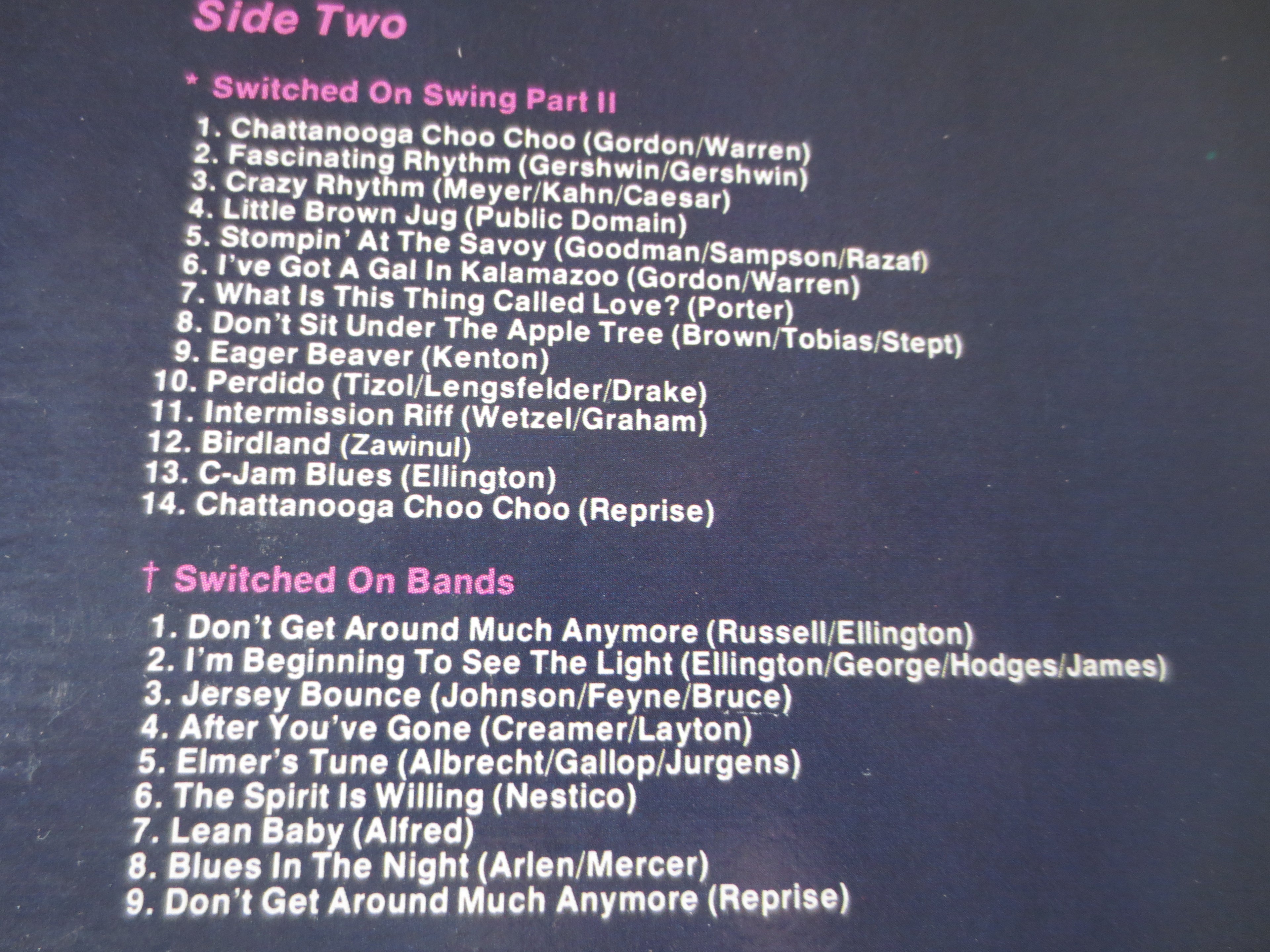 Kings of Swing Orchestra – Switched on Swing (1982) Vinyl LP