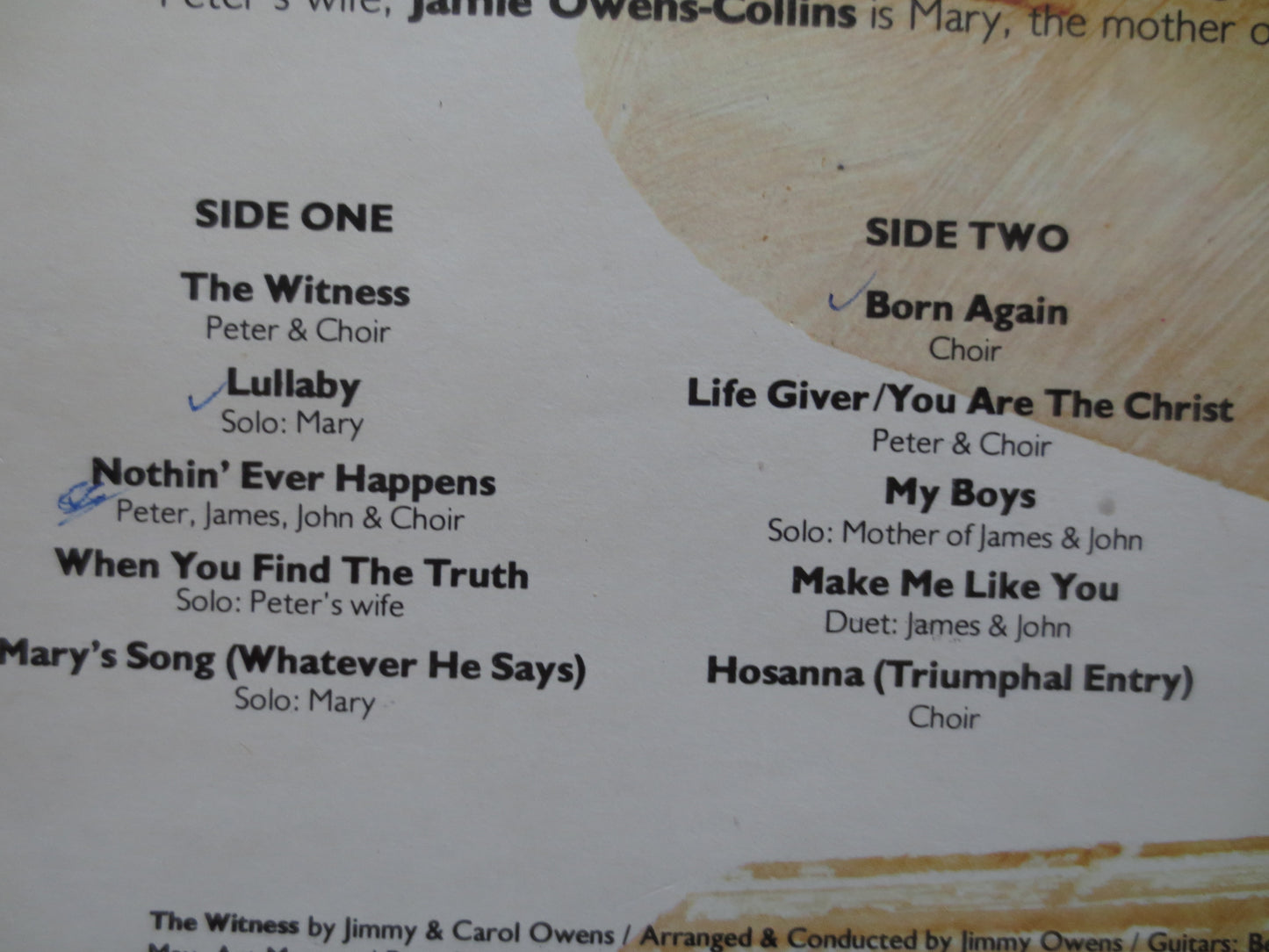 BARRY McGUIRE, The WITNESS, Soundtrack Album, Folk Record, Vintage Vinyl, Record Vinyl, Records, Vinyl Record, 1978 Records