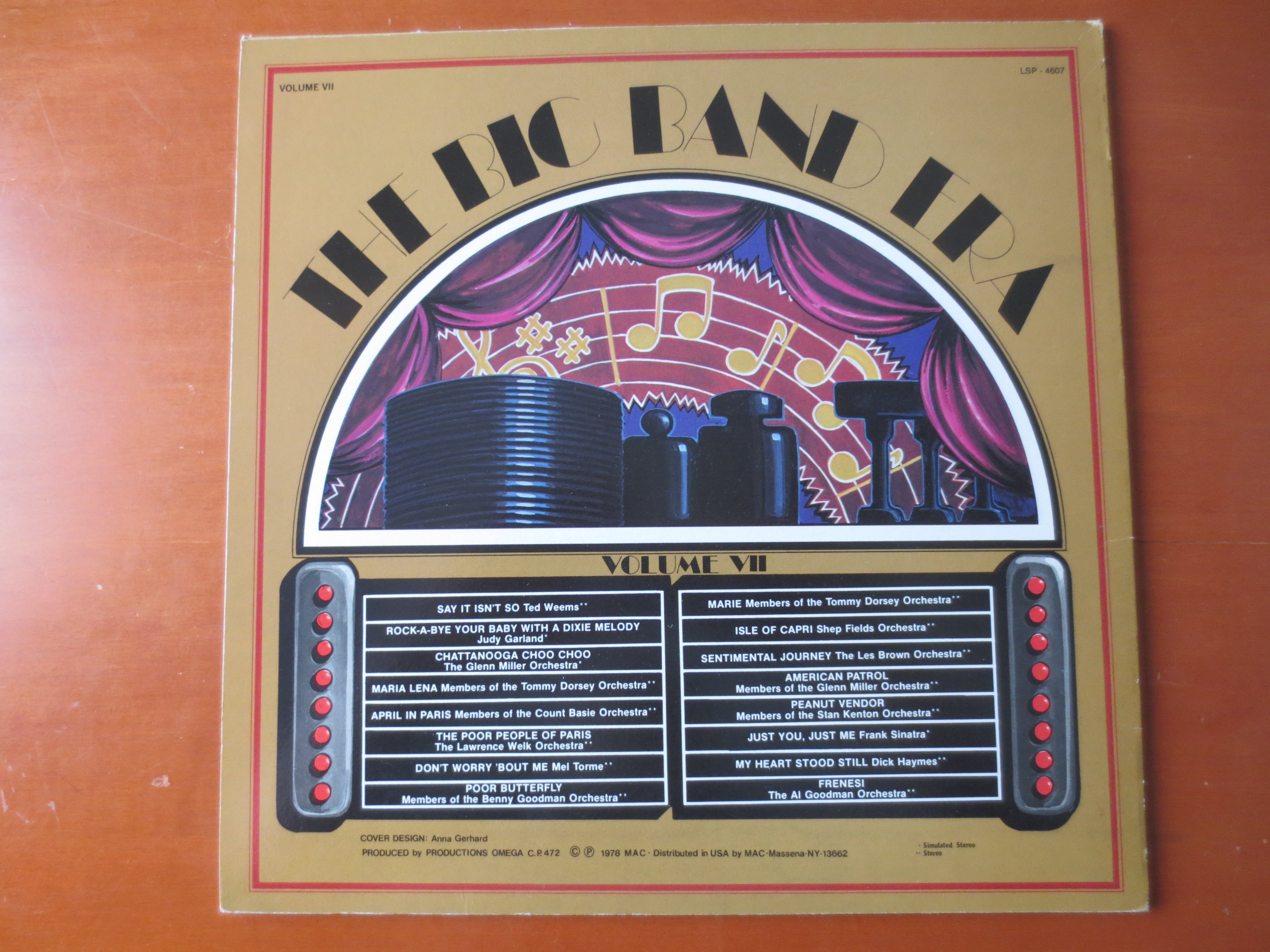 The Big Band Era Volume 7 (1978) Vinyl LP