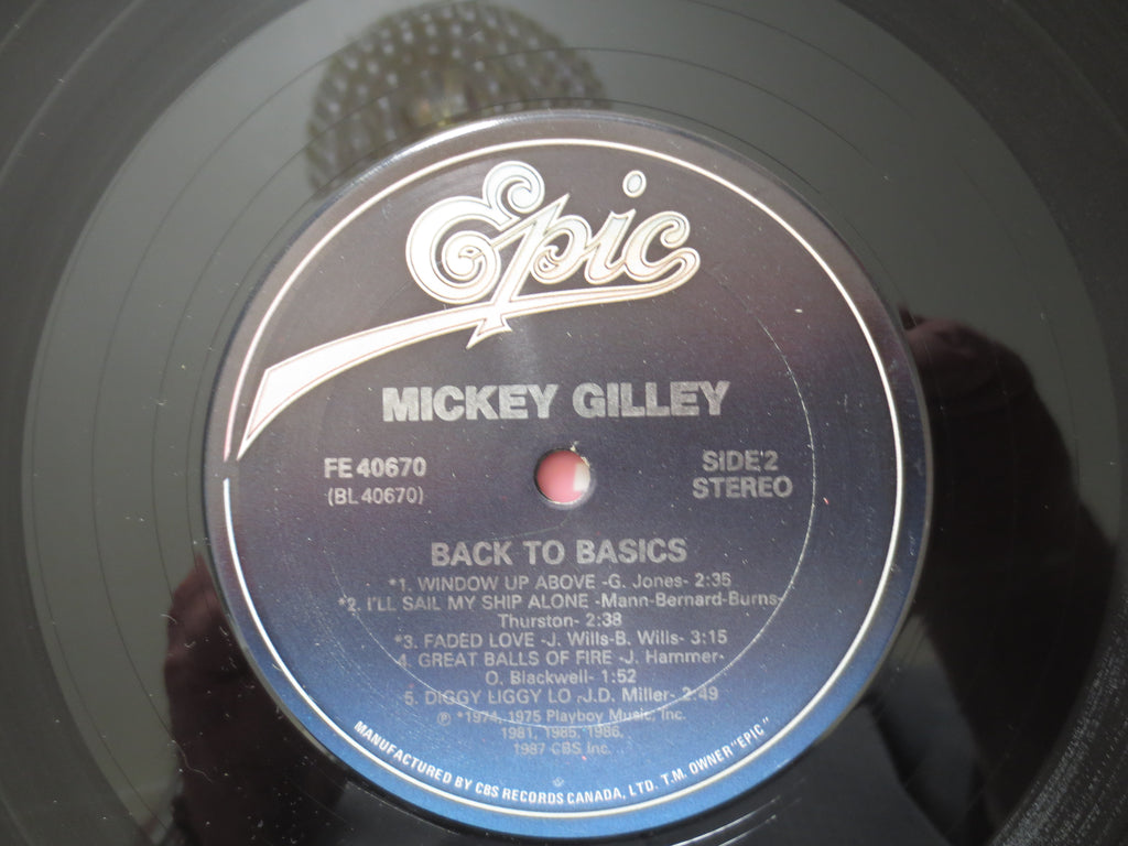 Mickey Gilley – Back to Basics (1987) Vinyl LP
