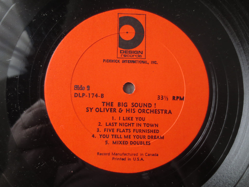 Sy Oliver and His Orchestra – The Big Sound (1962) Vinyl LP