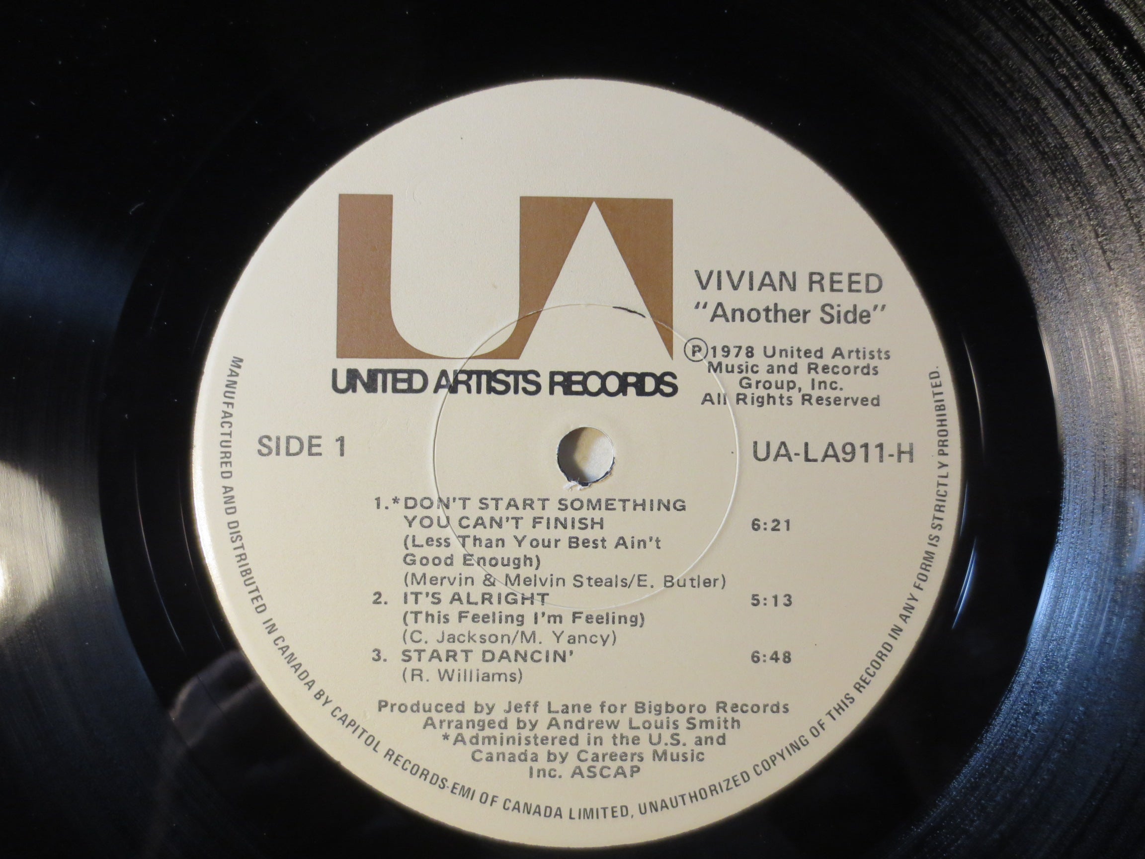 Vivian Reed – Another Side (1978) Vinyl LP