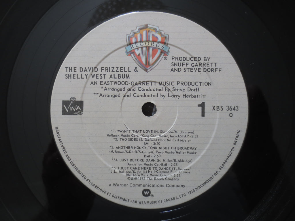 David Frizzell & Shelly West – The David Frizzell & Shelly West Album (1982) Vinyl LP