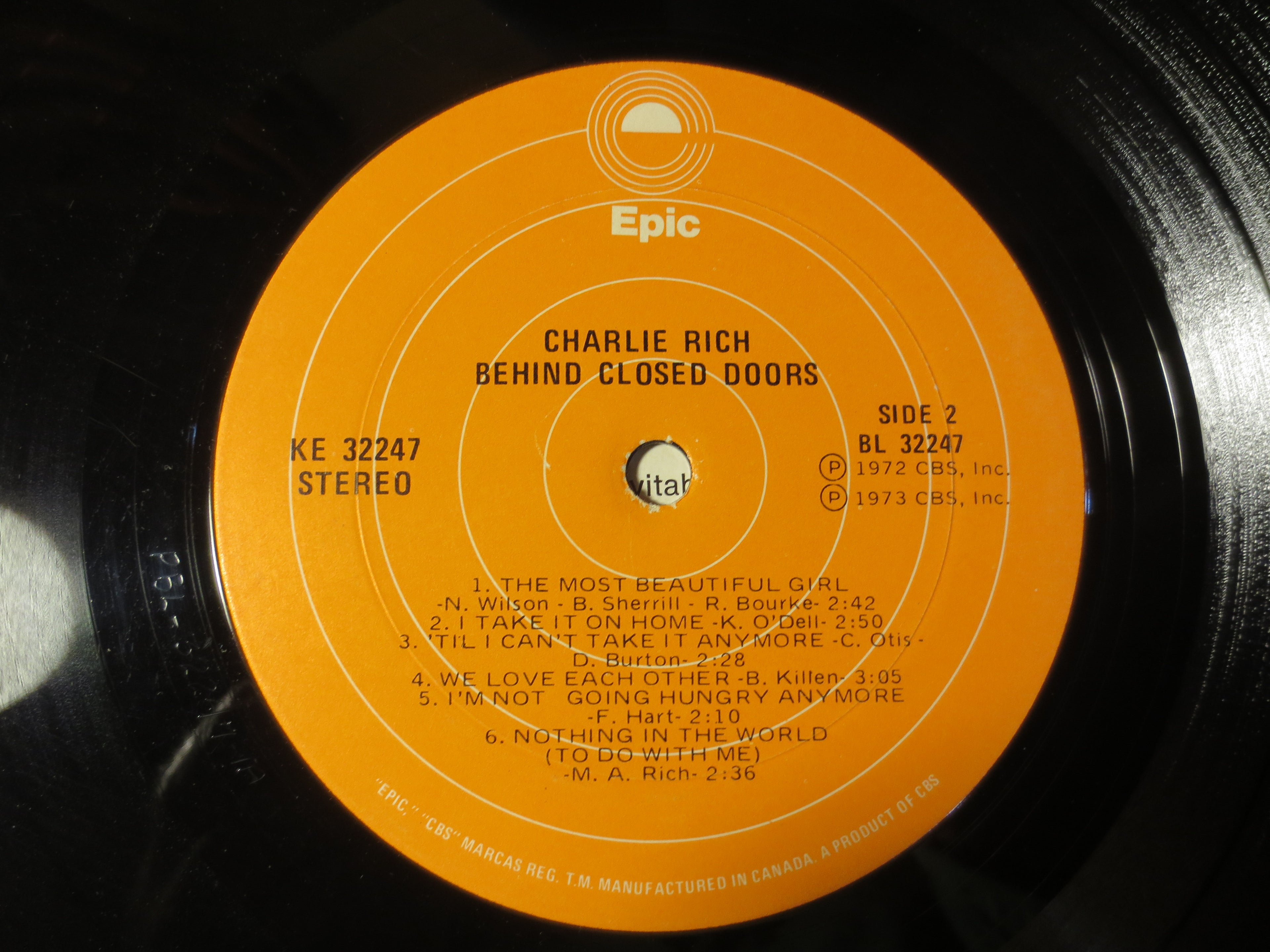 Charlie Rich – Behind Closed Doors (1973) Vinyl LP