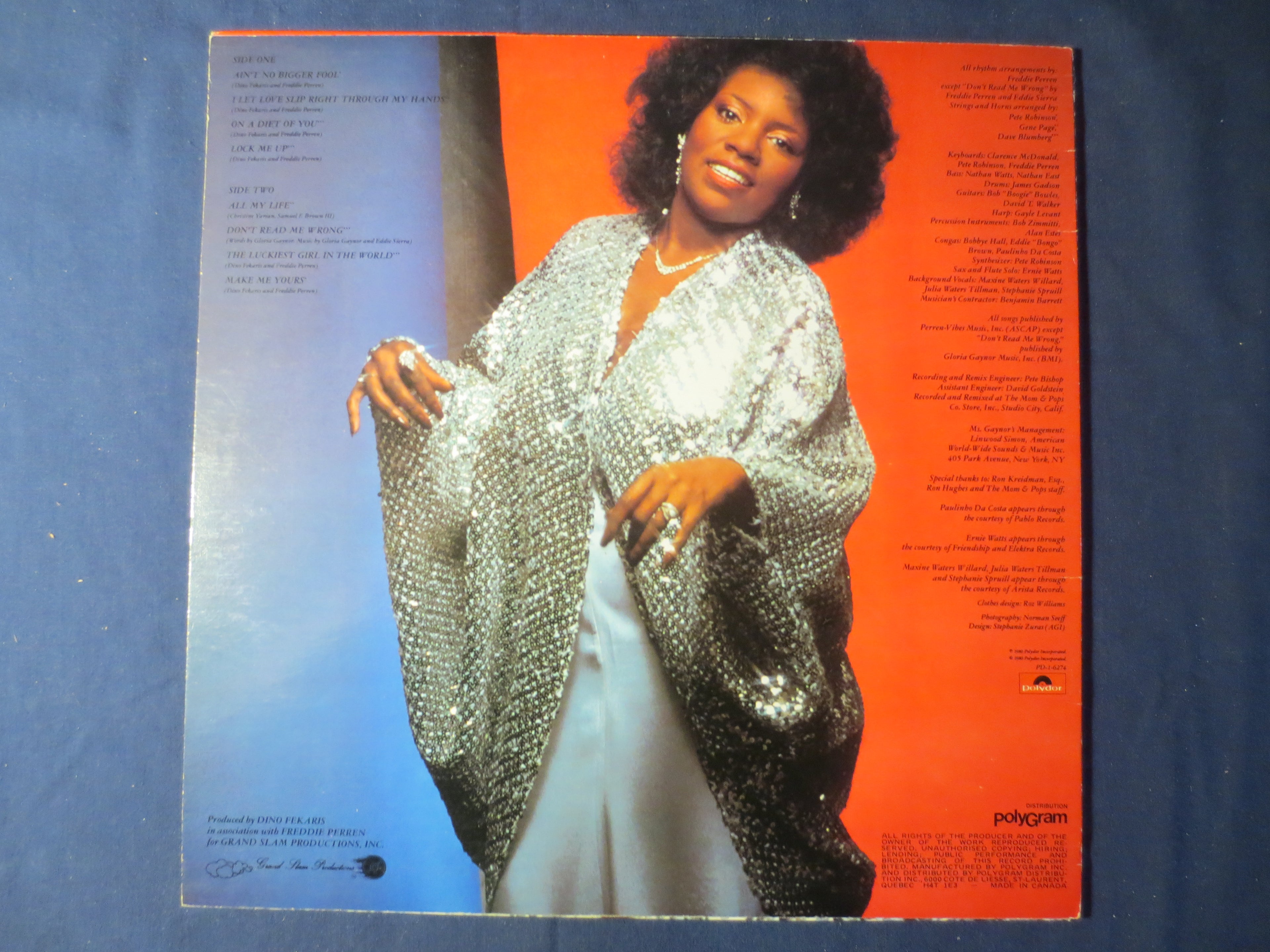 Gloria Gaynor – Stories (1980) Vinyl LP