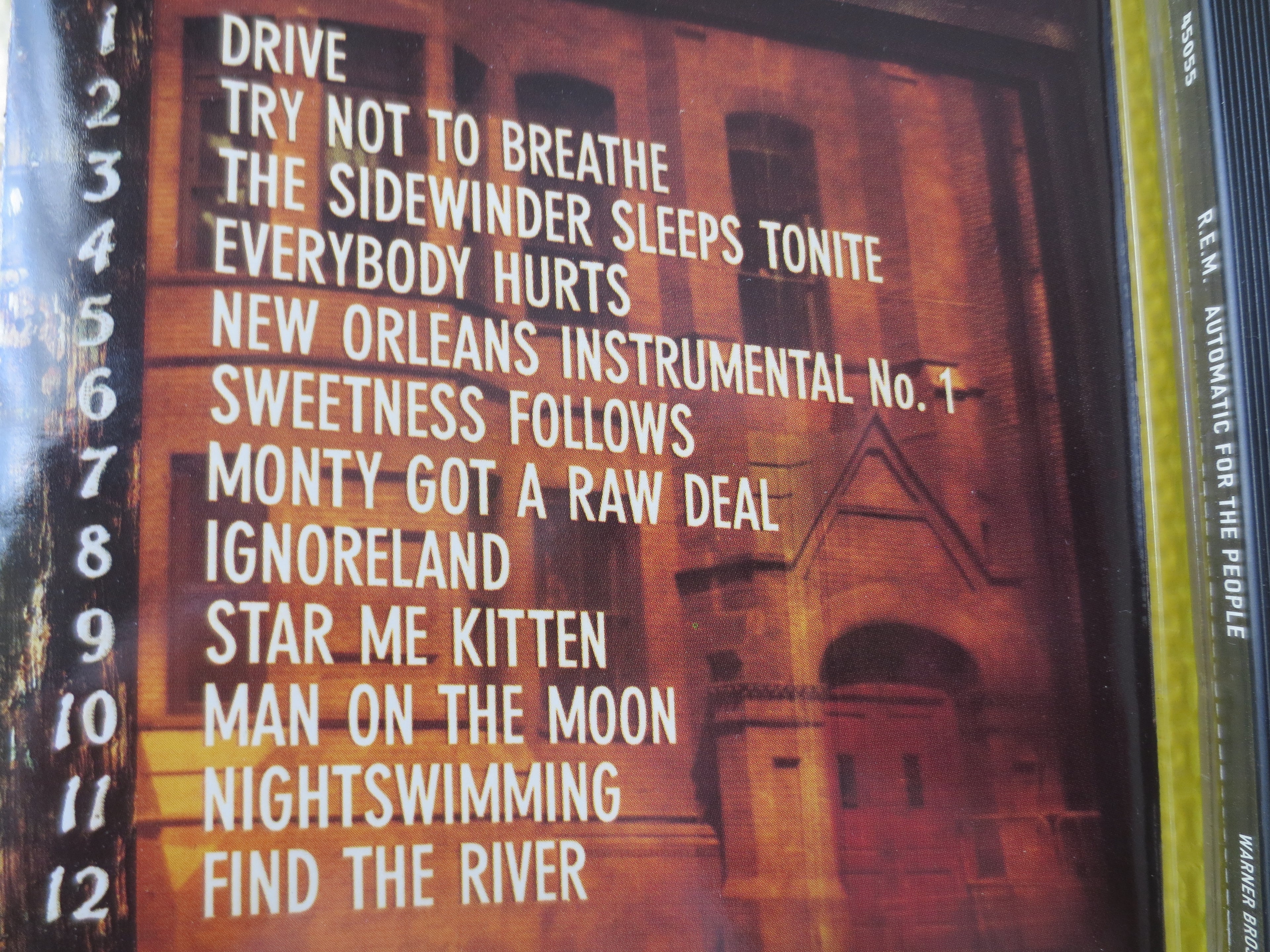 R.E.M. – Automatic for the People (1992) CD