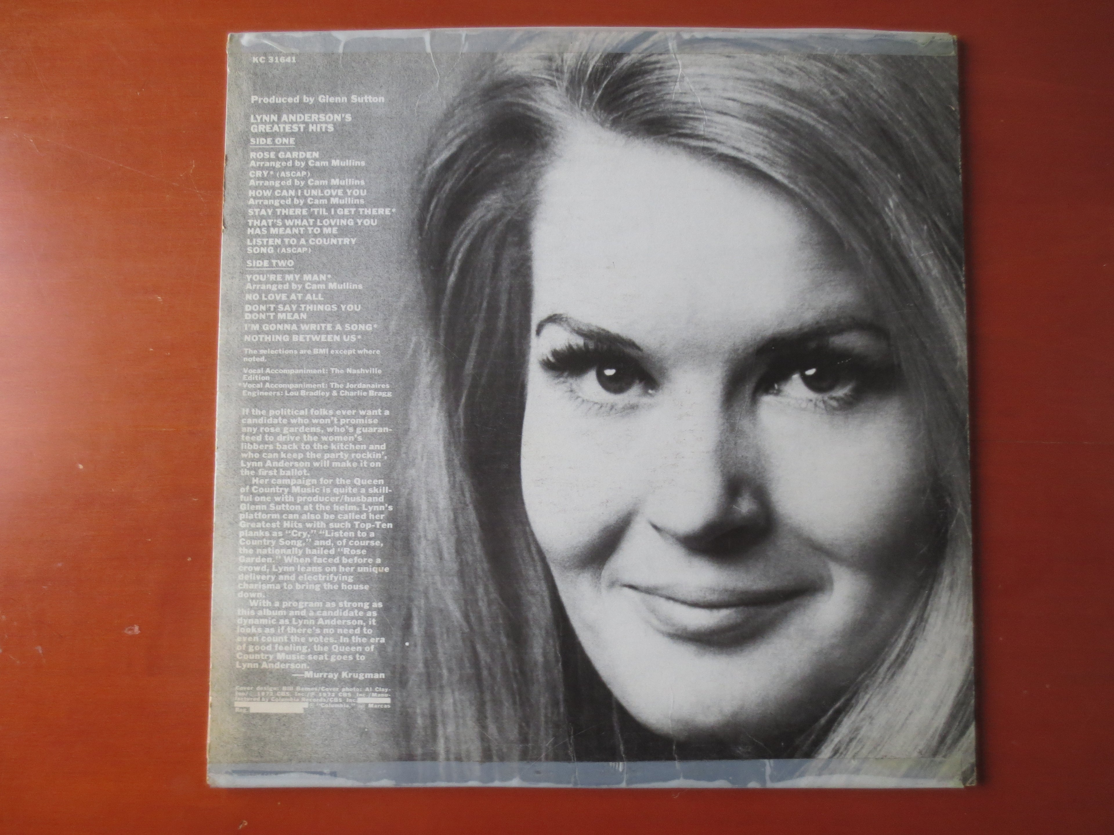 Lynn Anderson – Greatest Hits (1972) Vinyl LP