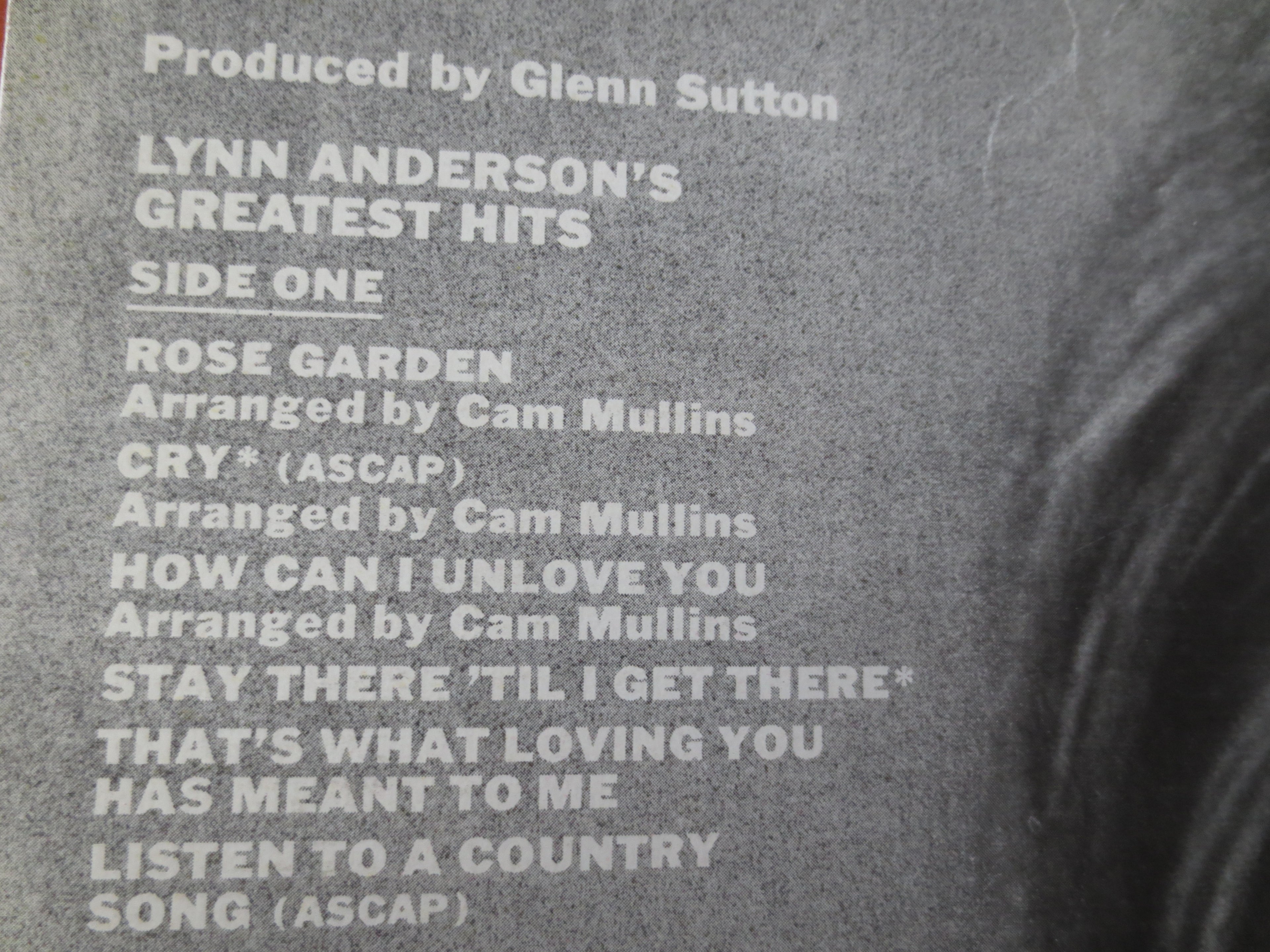 Lynn Anderson – Greatest Hits (1972) Vinyl LP