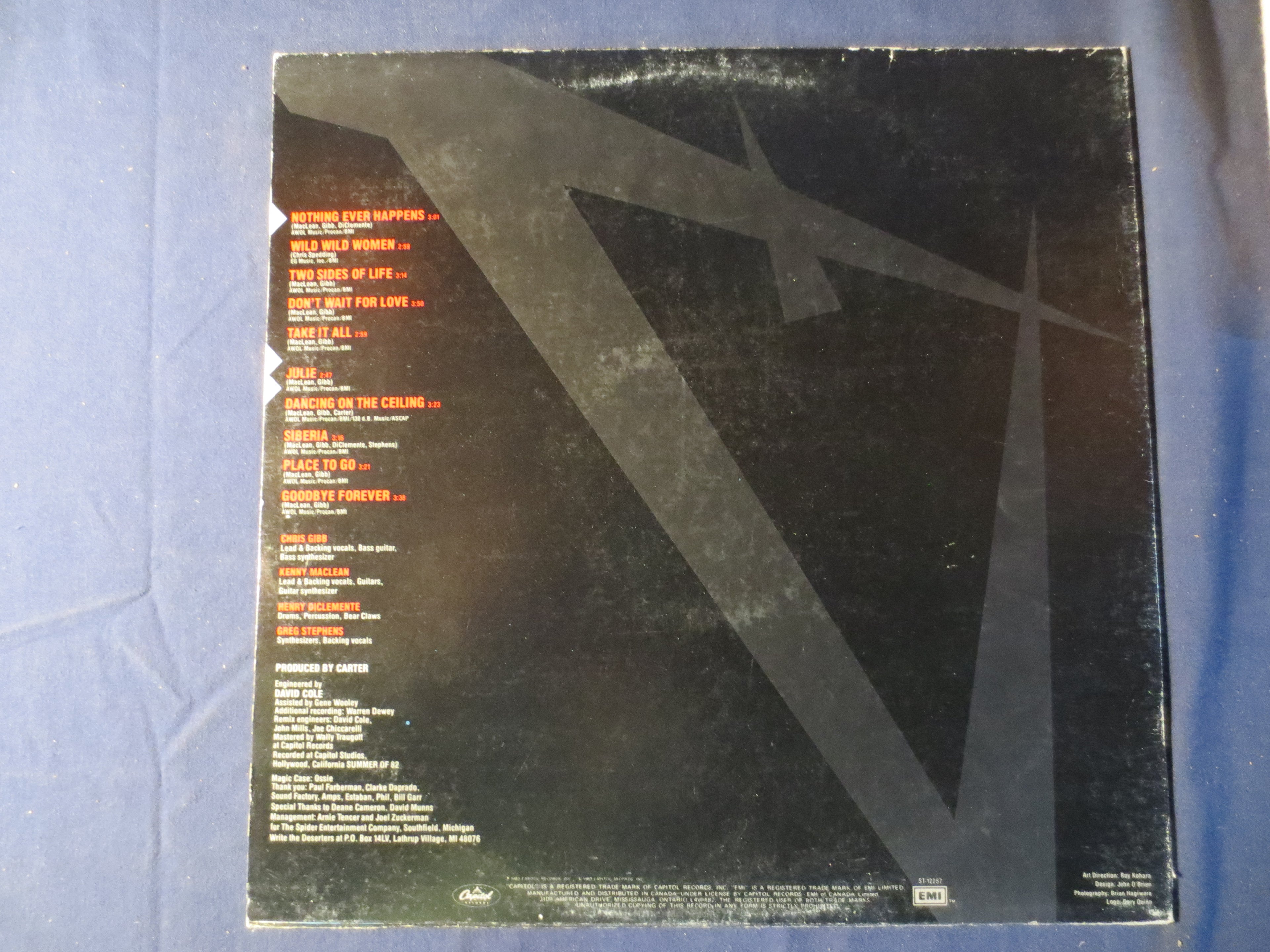 The Deserters – Siberian Nightlife (1983) Vinyl LP
