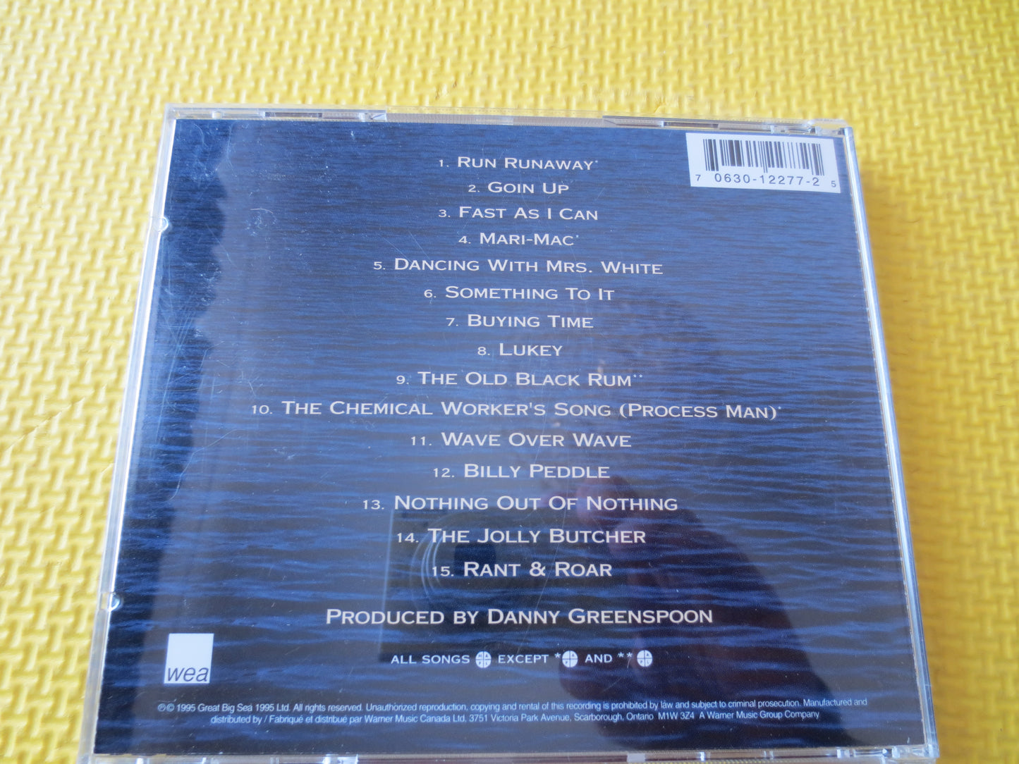 GREAT BIG SEA, Up, Celtic Cds, Rock Cds, Great Big Sea Cd, Great Big Sea Lp, Classic Rock Cds, Music Cd, Cd,1995 Compact Discs