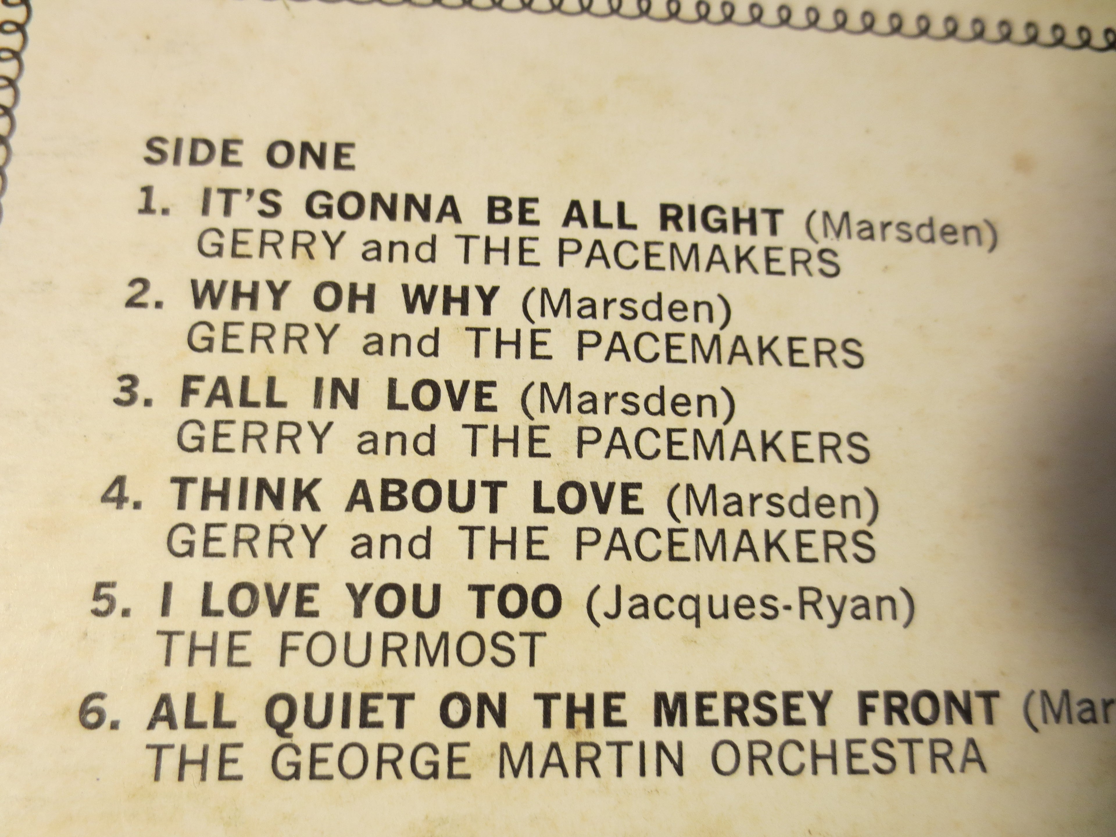 Gerry and the Pacemakers – Ferry Cross the Mersey (1965) Vinyl LP