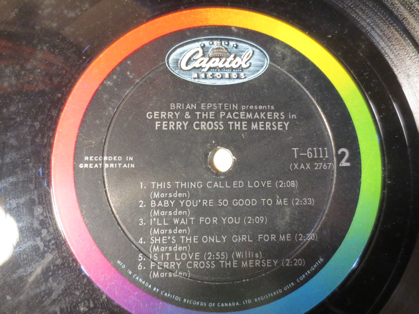 GERRY and the PACEMAKERS, FERRY Cross the Mersey, Vintage Vinyl, Record Vinyl, Record, Vinyl Record, Vinyl, 1965 Records