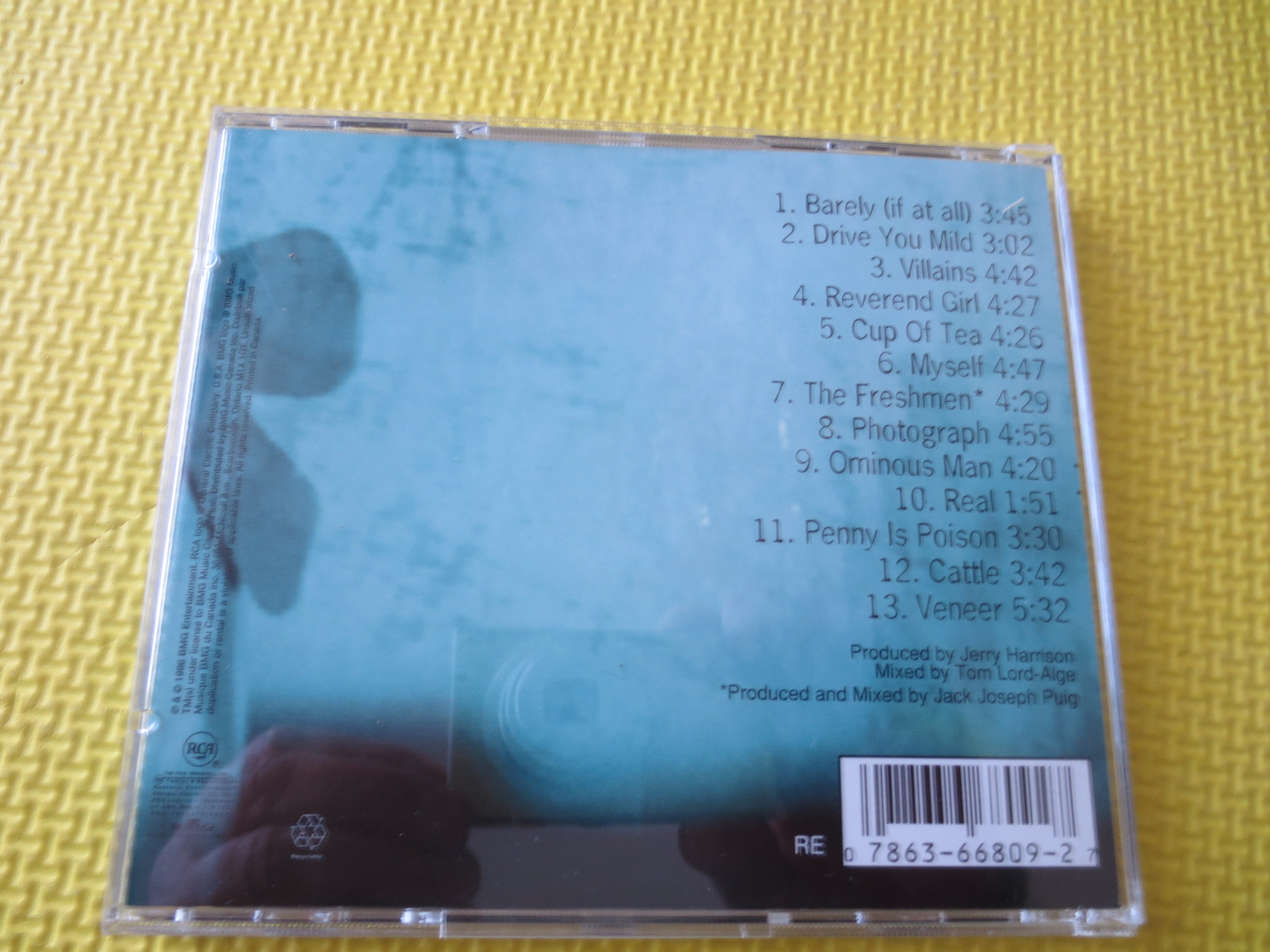 The Verve Pipe – Villains (1996) CD