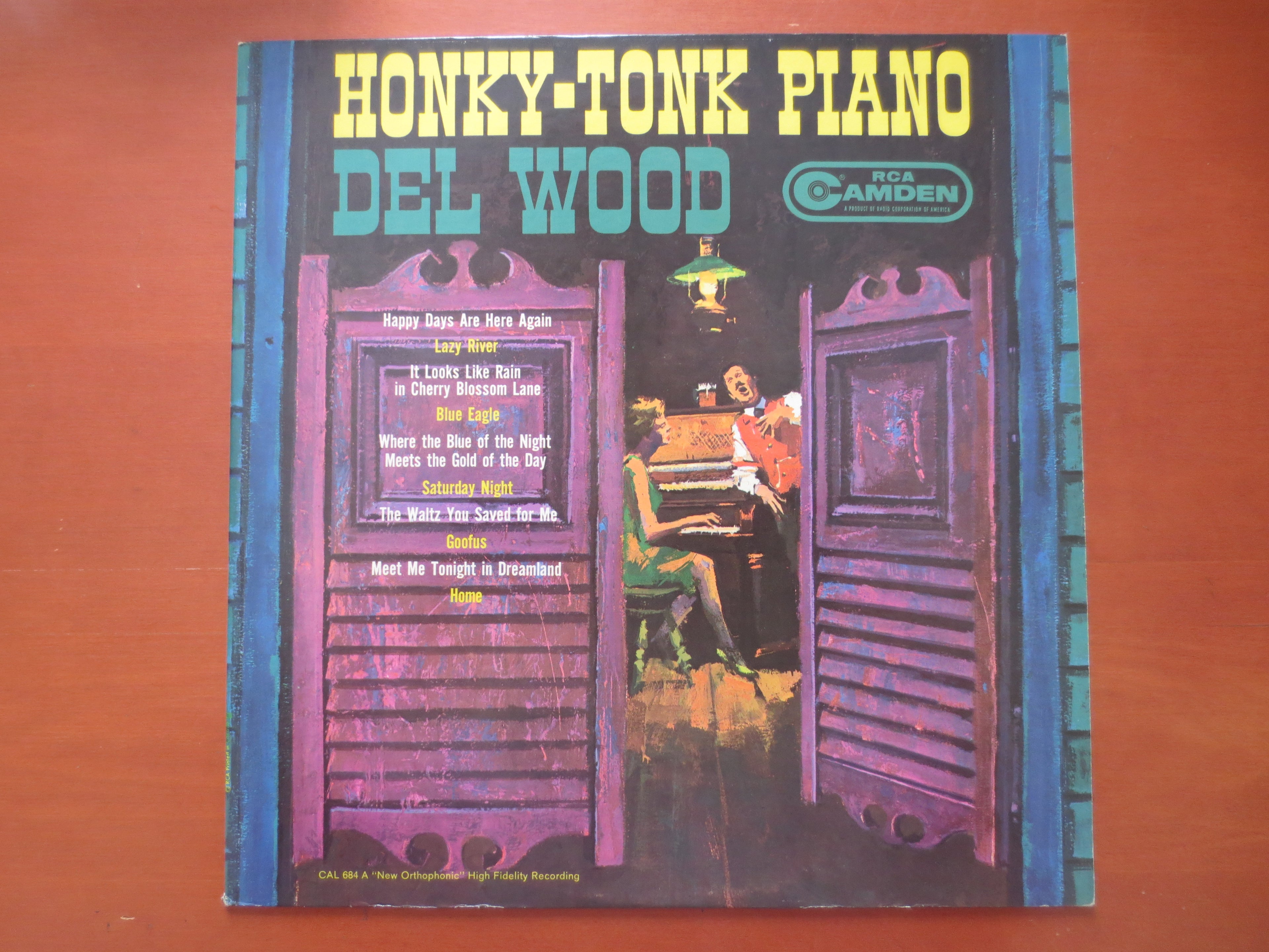 Del Wood – Honky-Tonk Piano (1961) [Vinyl LP]
