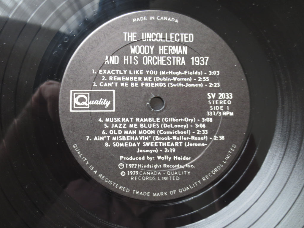 Woody Herman – The Uncollected (1979) Vinyl LP