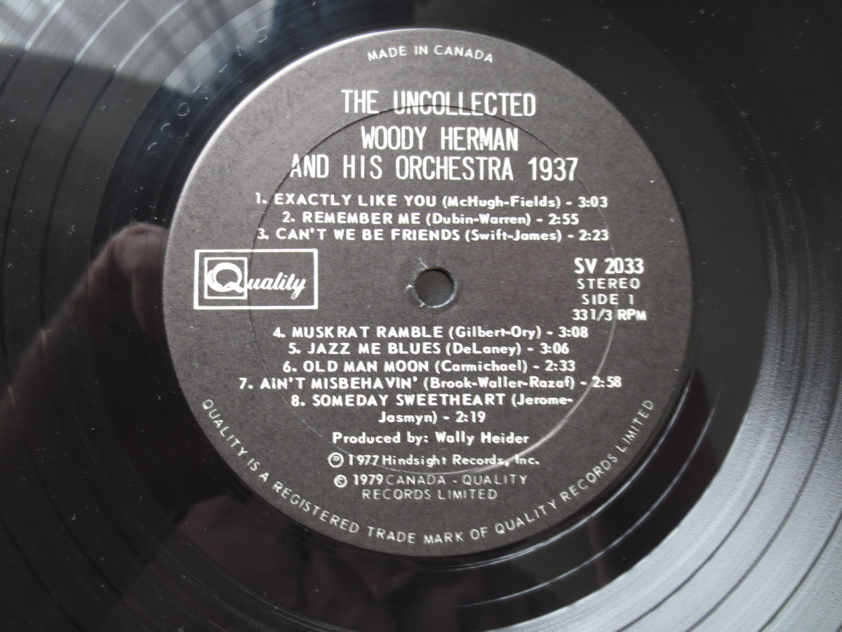 Woody Herman – The Uncollected (1979) Vinyl LP