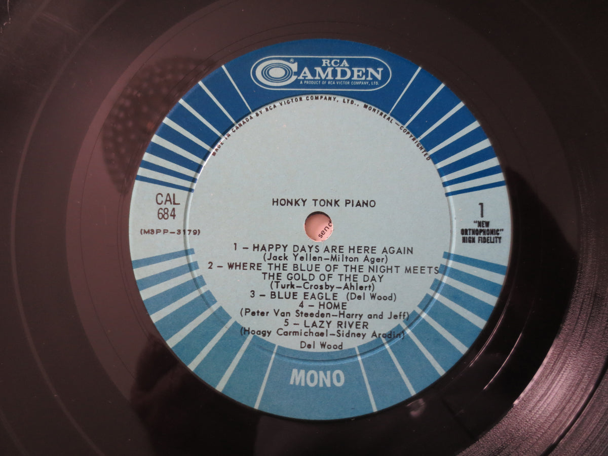 Del Wood – Honky-Tonk Piano (1961) Vinyl LP