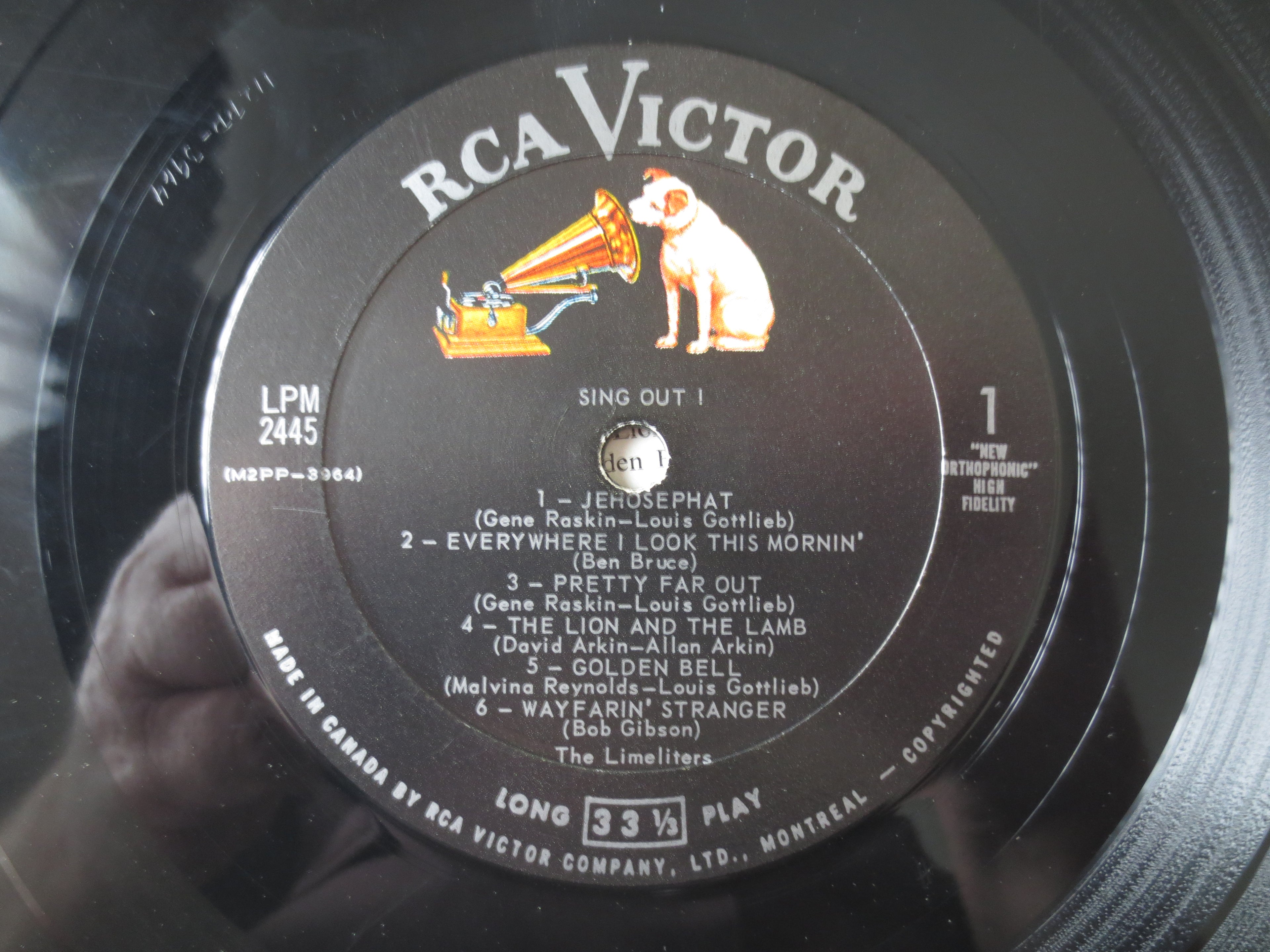 The Limeliters – Sing Out! (1962) Vinyl LP