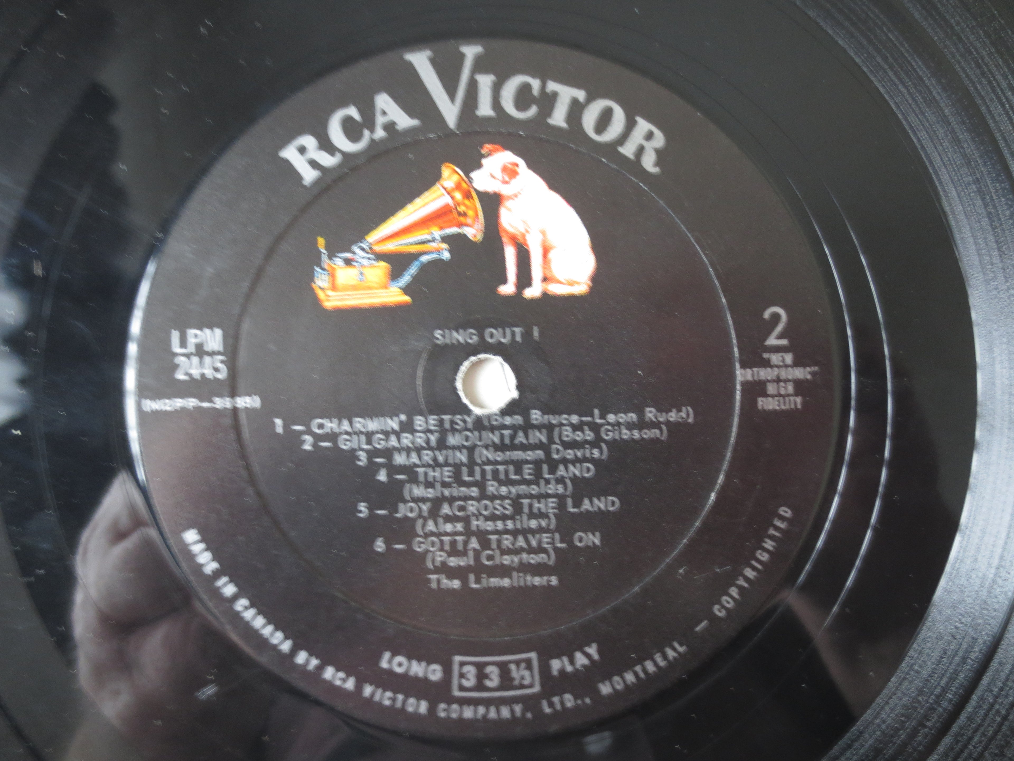 The Limeliters – Sing Out! (1962) Vinyl LP