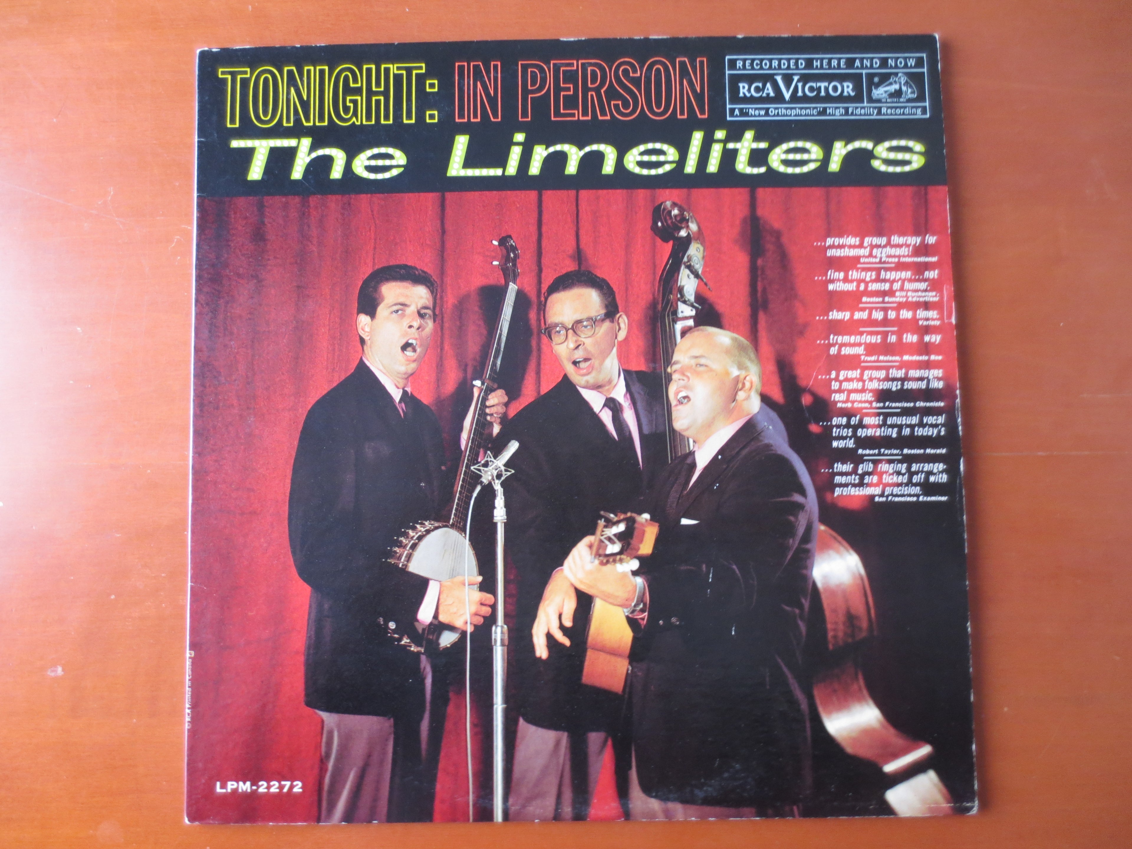 The Limeliters – Tonight in Person (1961) Vinyl LP