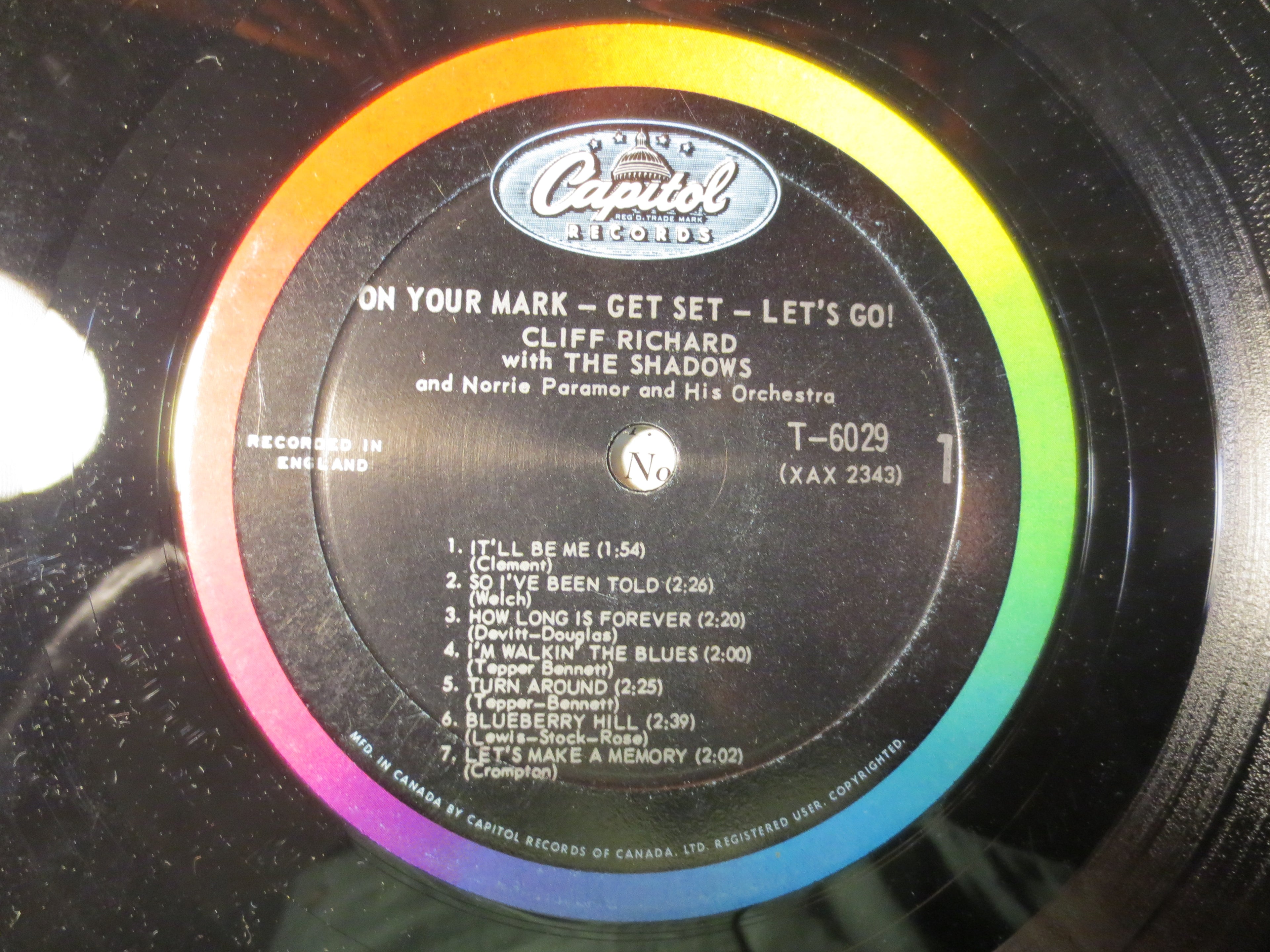 Cliff Richard – On Your Mark (1963) Vinyl LP