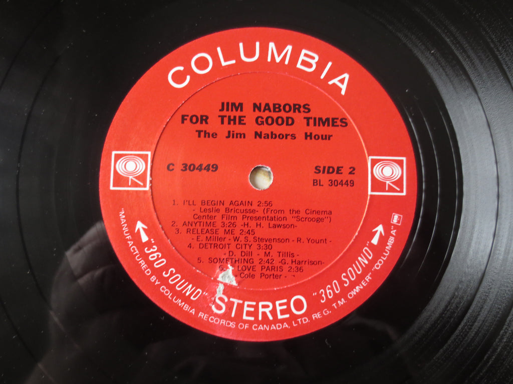 Jim Nabors – For the Good Times (1971) Vinyl LP
