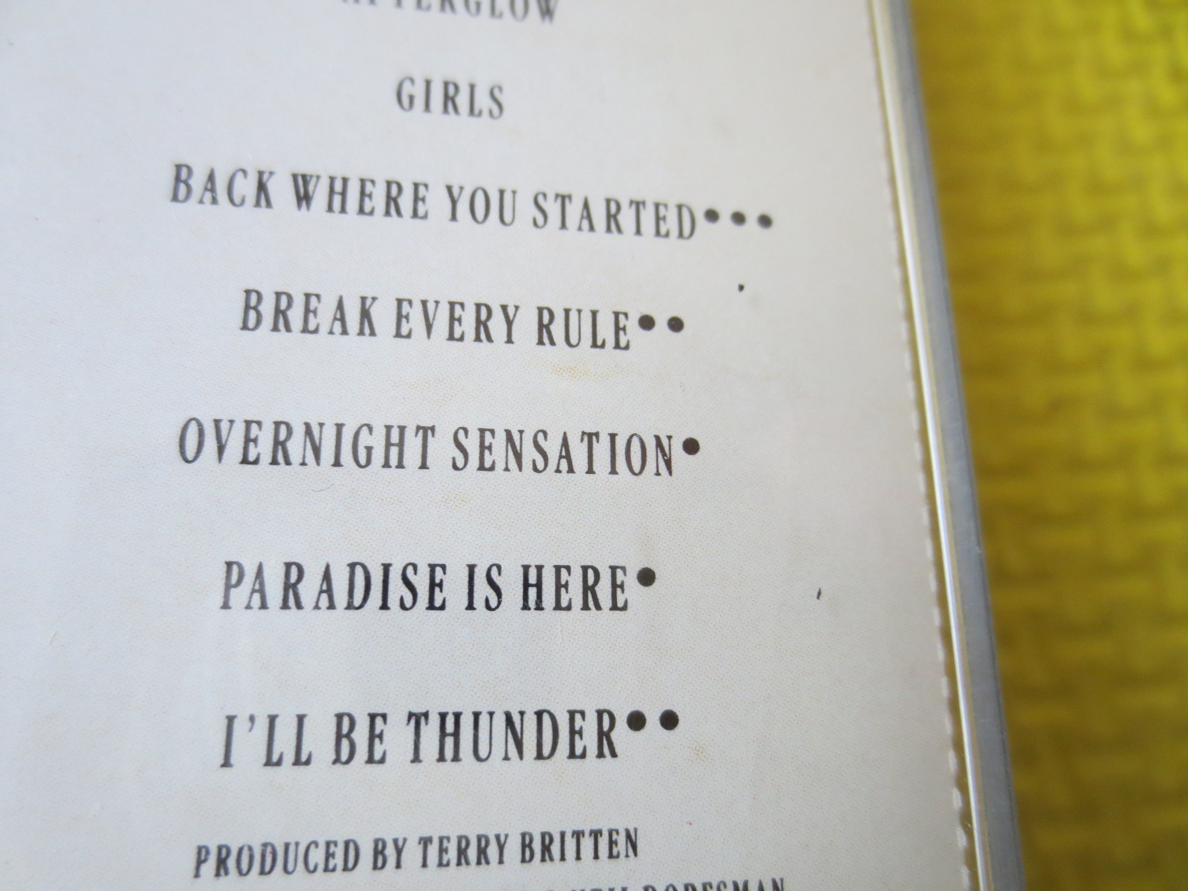 Tina Turner – Break Every Rule (1986) CD