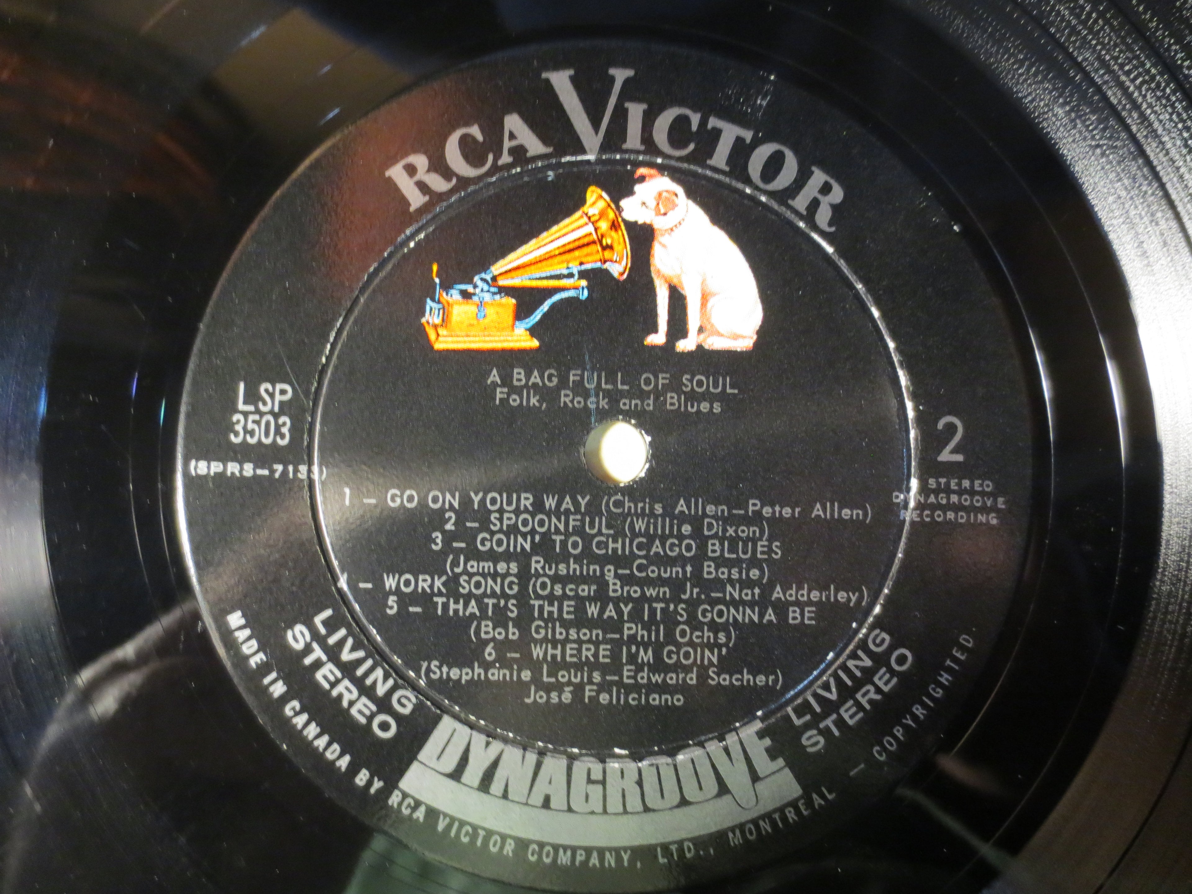 José Feliciano – A Bag Full of Soul (1966) Vinyl LP