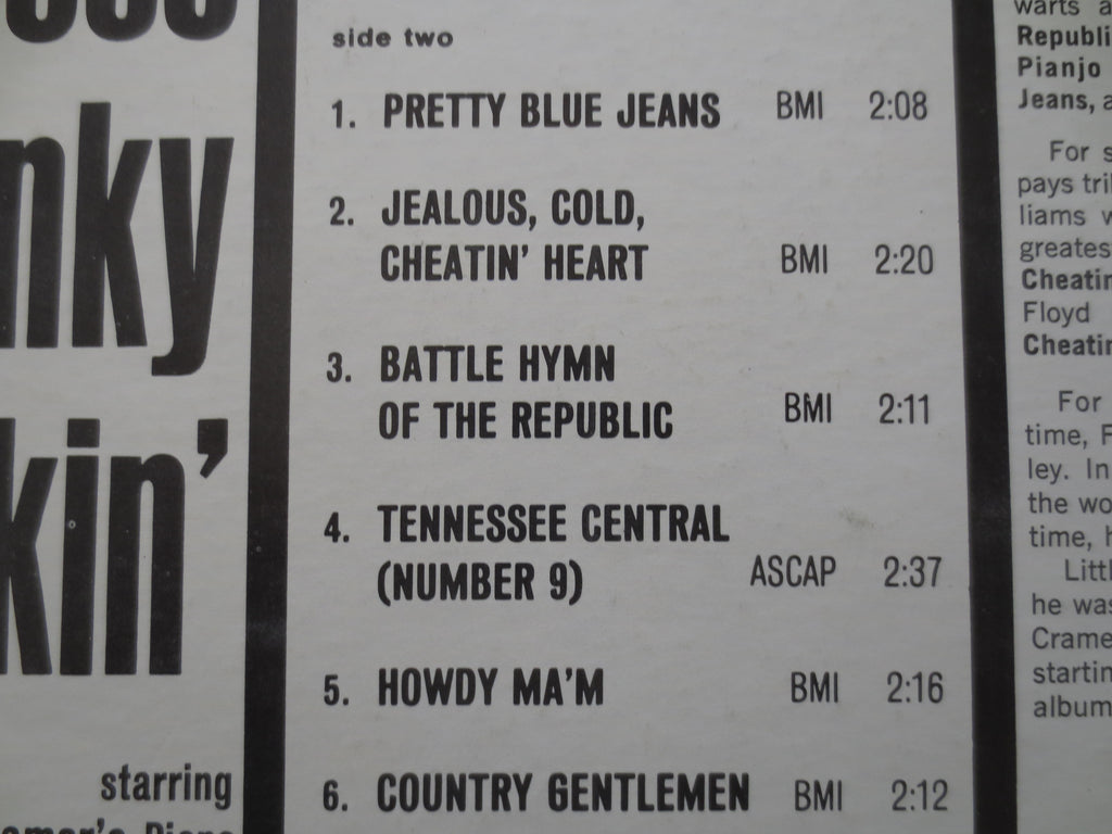 Floyd Cramer – Goes Honky Tonkin' (1975) Vinyl LP