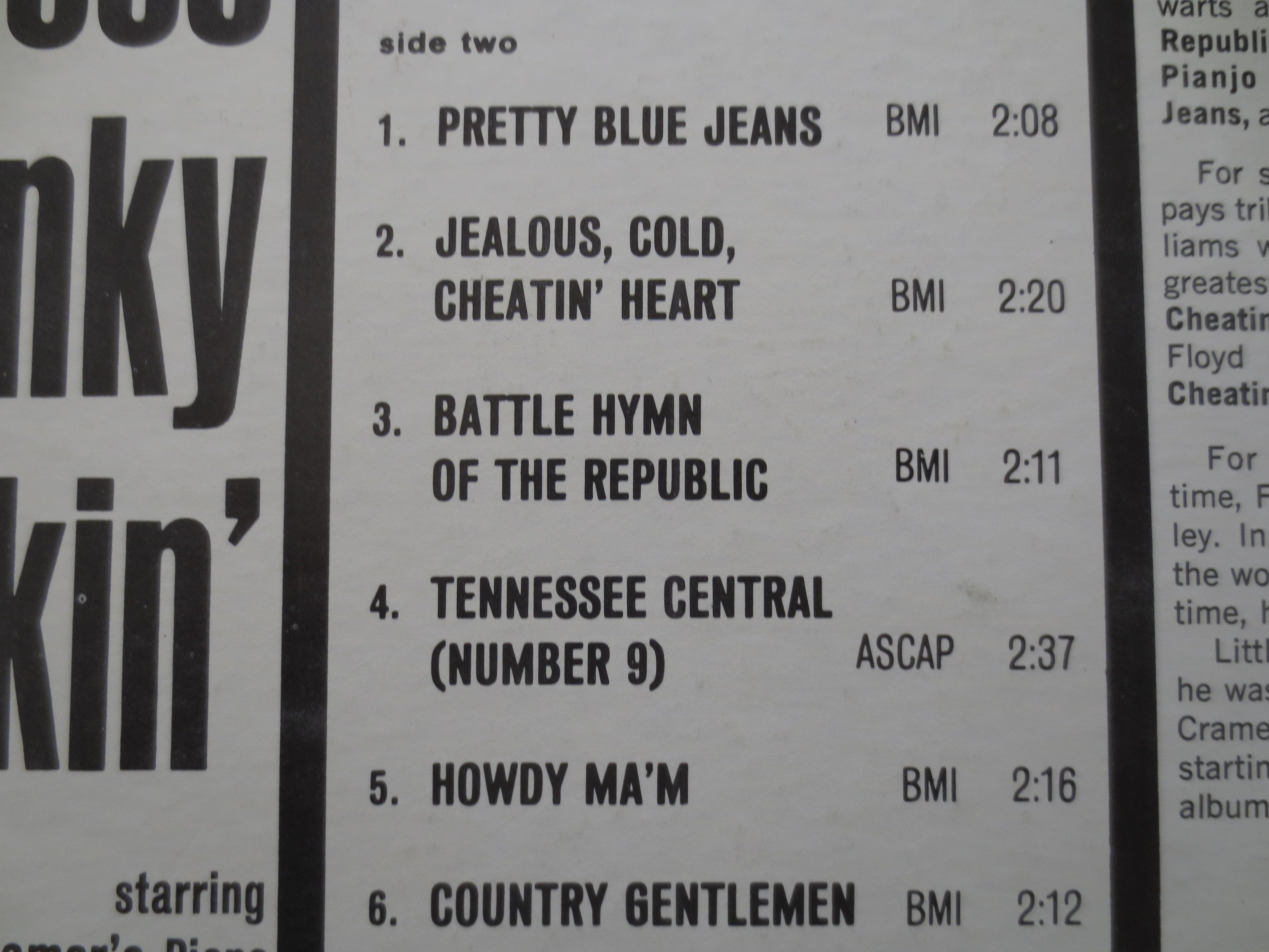 Floyd Cramer – Goes Honky Tonkin' (1975) Vinyl LP