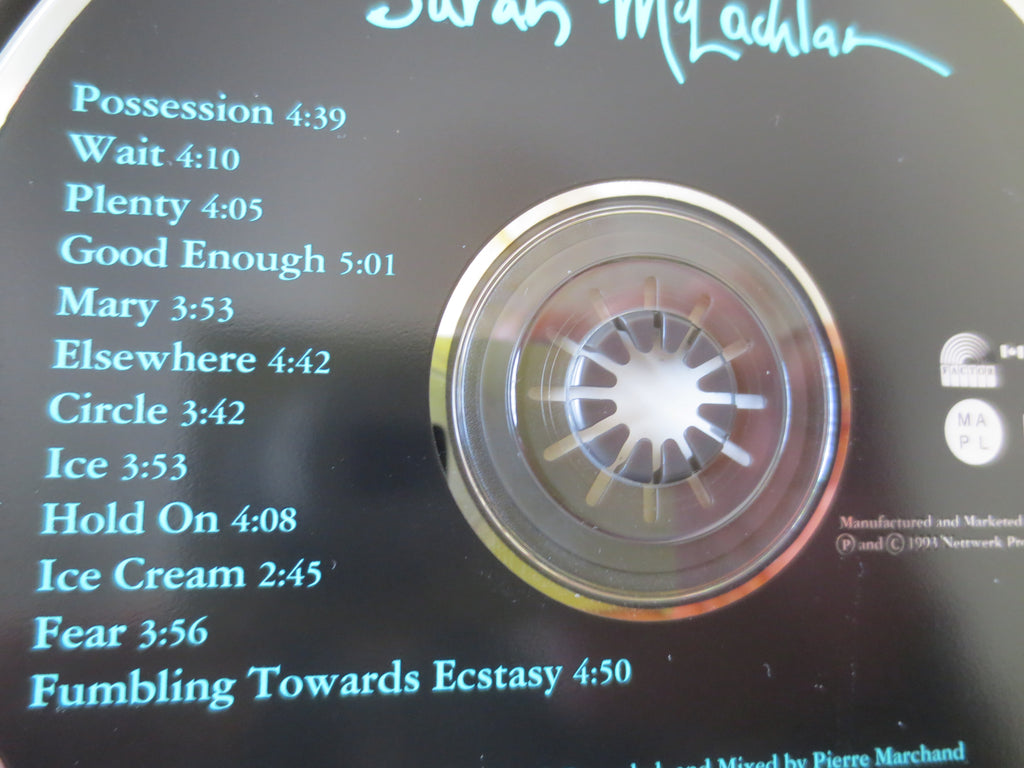 Sarah McLachlan – Fumbling Towards Ecstasy (1993) CD
