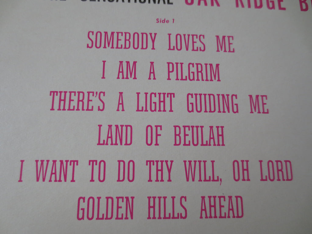The Oak Ridge Boys – The Sensational Oak Ridge Boys (1965) Vinyl LP